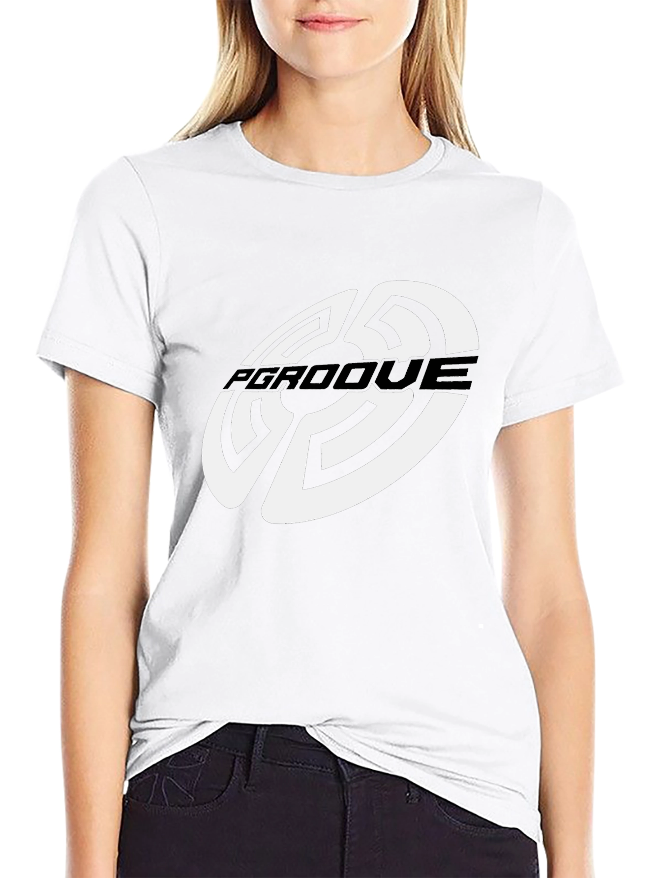 Groove Graphic Black T-Shirt - Modern Design