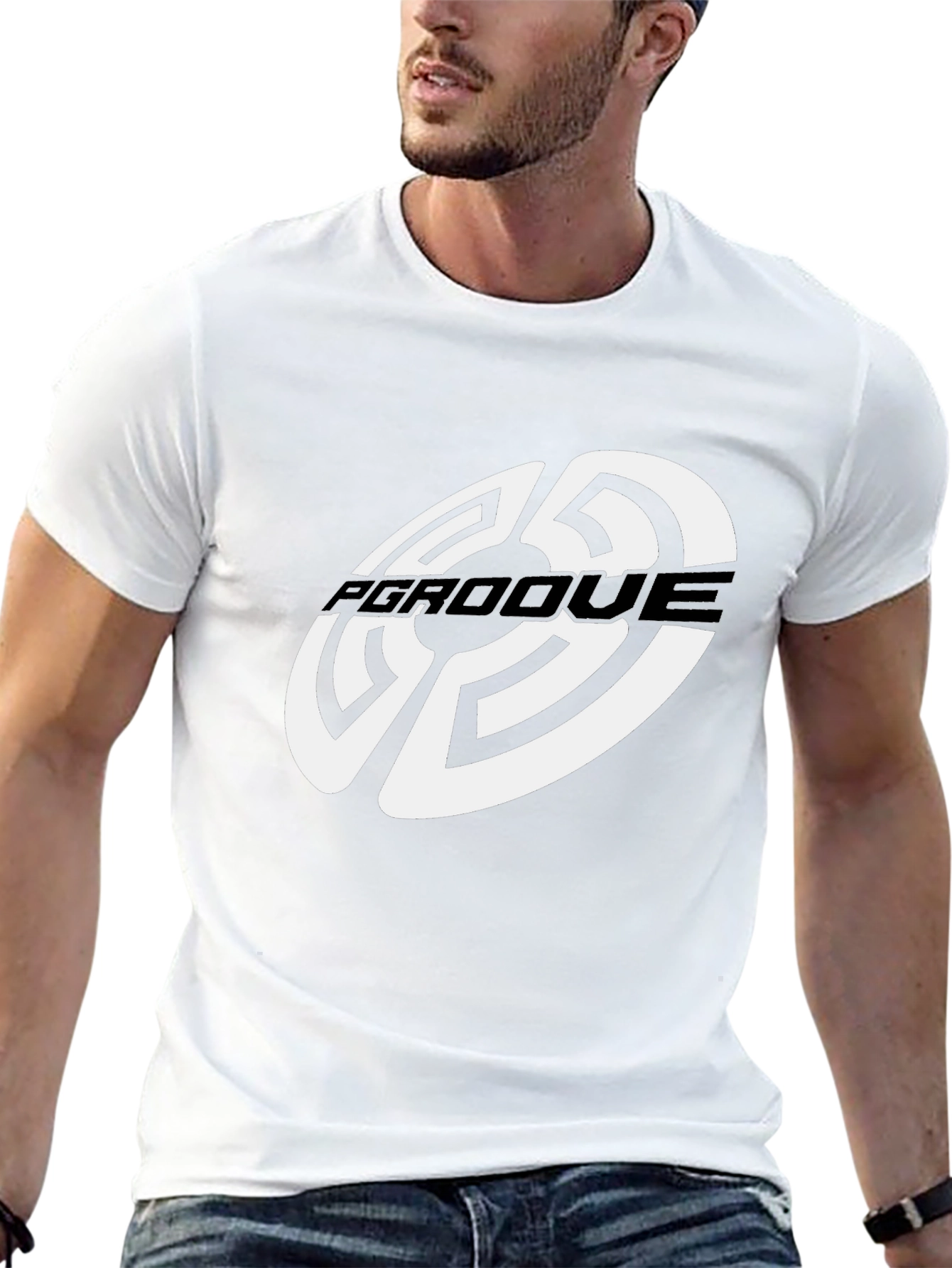 Groove Graphic Black T-Shirt - Modern Design