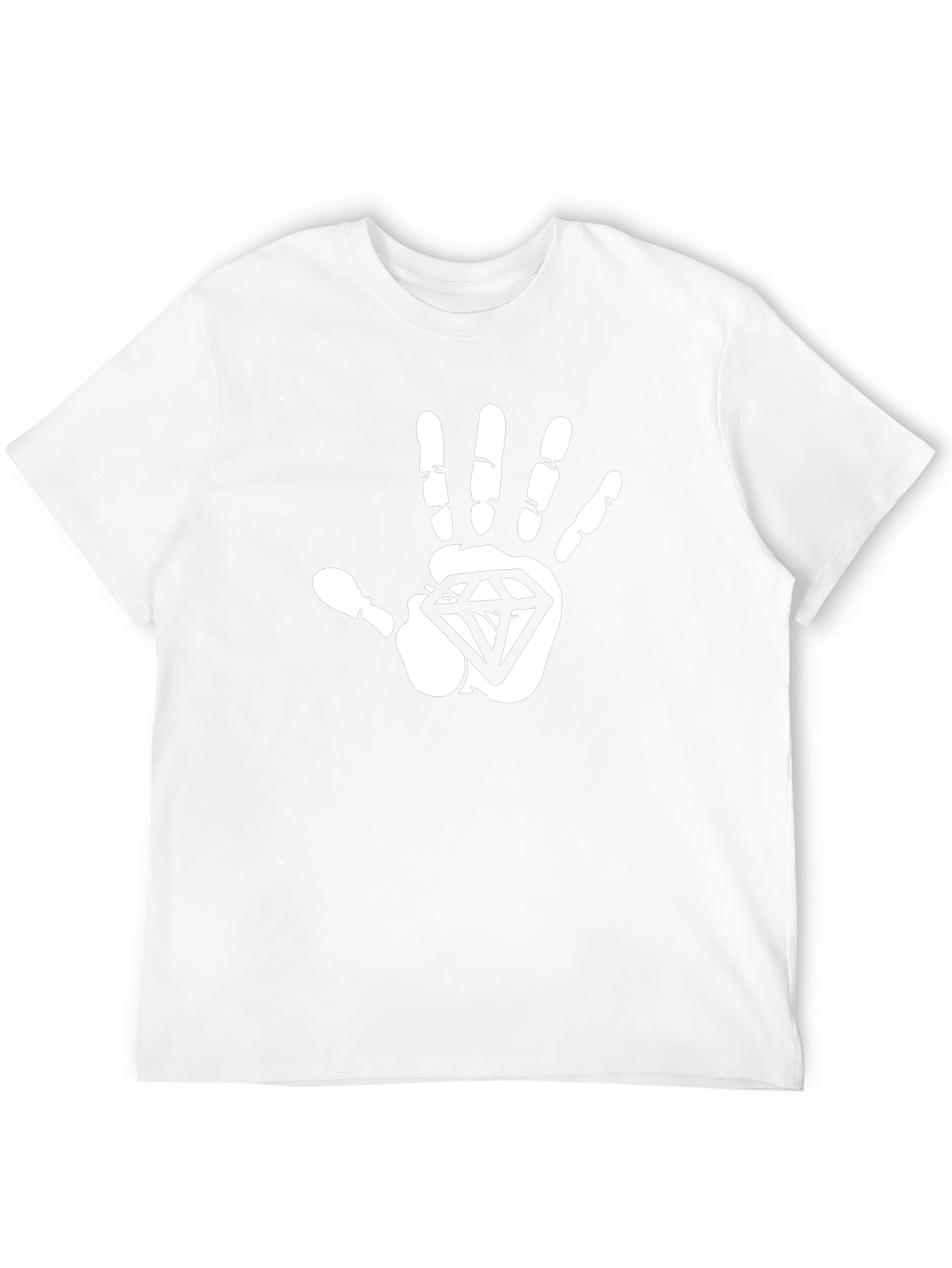 Diamond Hand Graphic Tee - Bold Statement Shirt