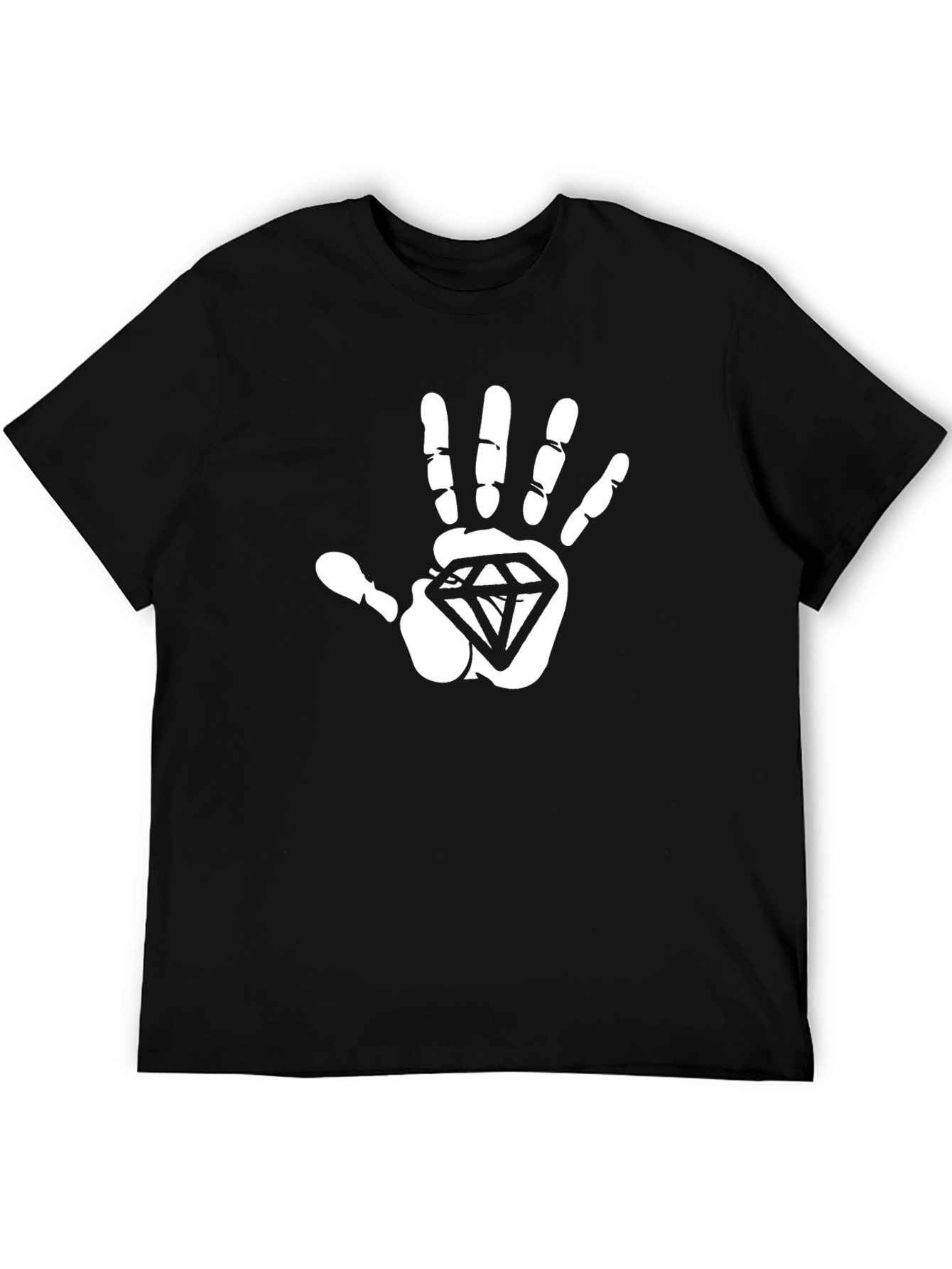 Diamond Hand Graphic Tee - Bold Statement Shirt