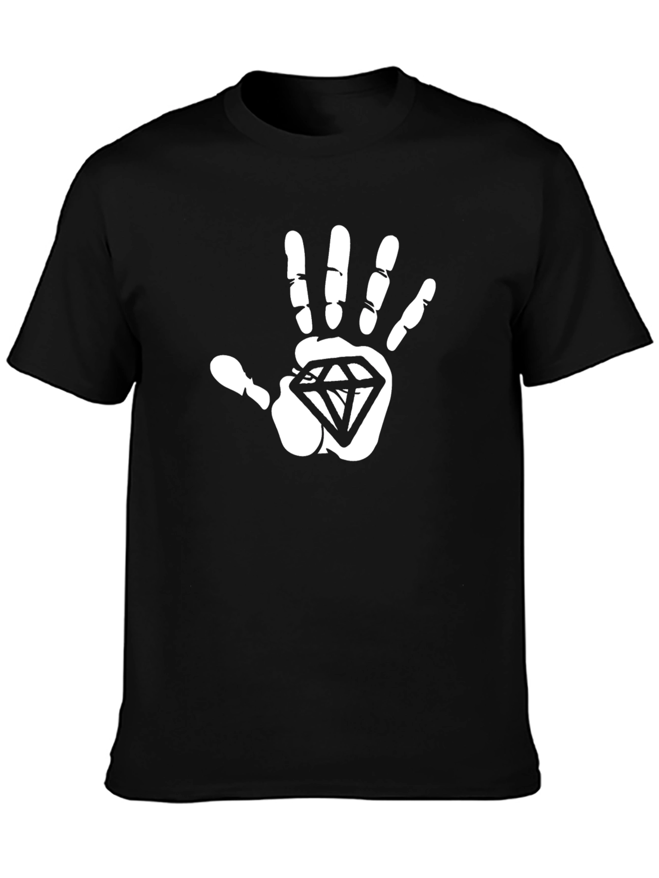 Diamond Hand Graphic Tee - Bold Statement Shirt