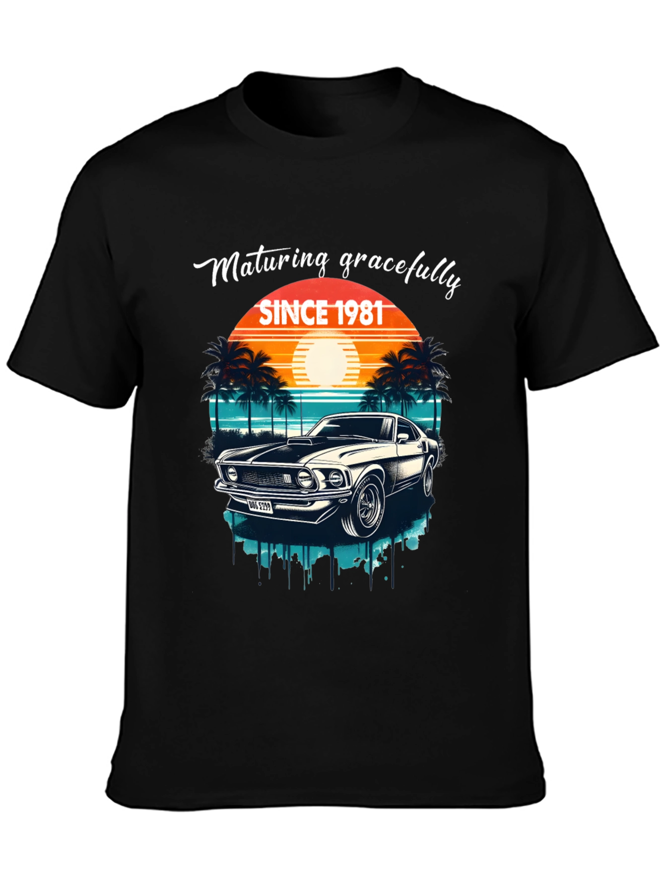 Maturing Gracefully Since 1981 Car T-Shirt