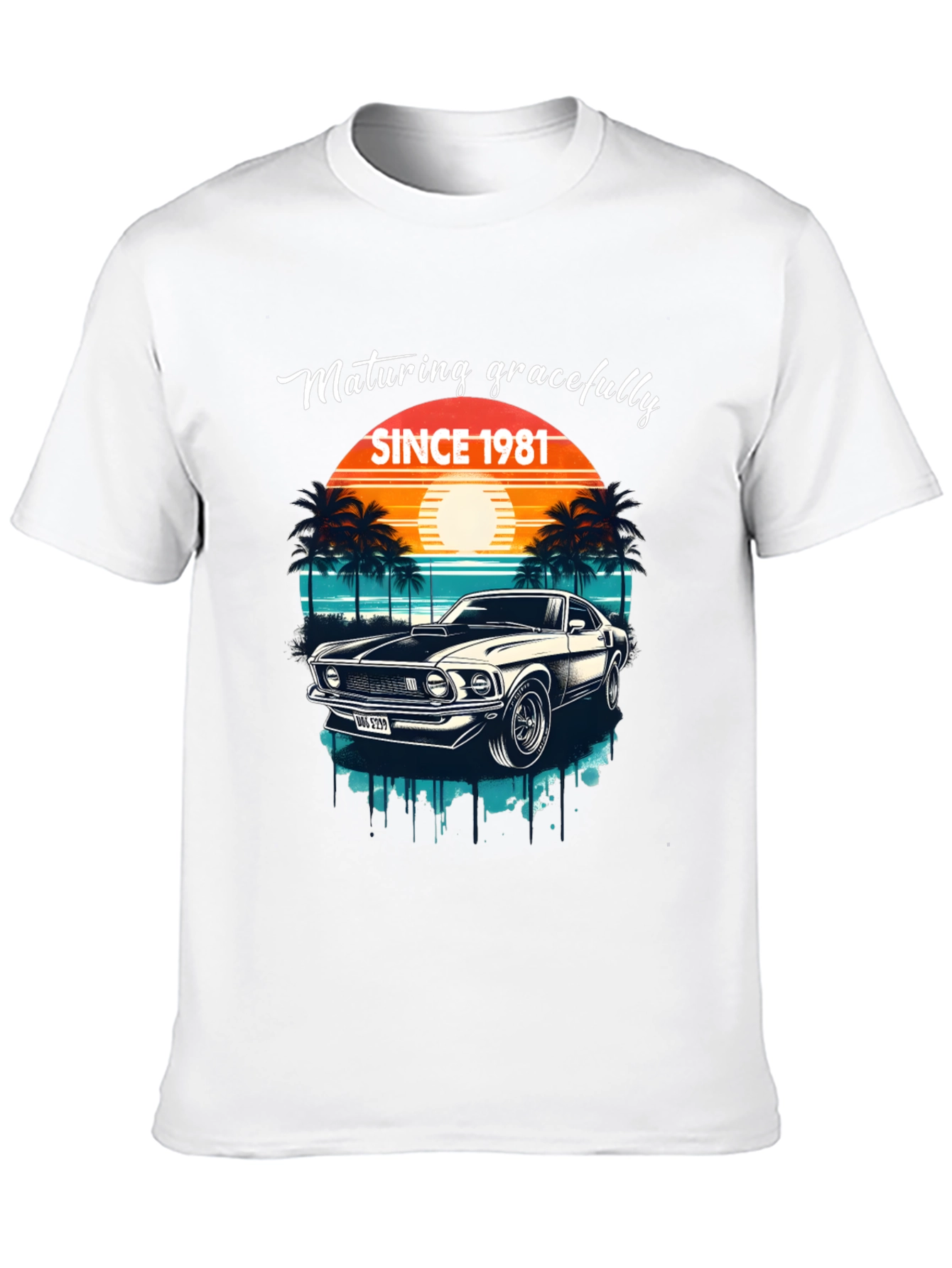 Maturing Gracefully Since 1981 Car T-Shirt