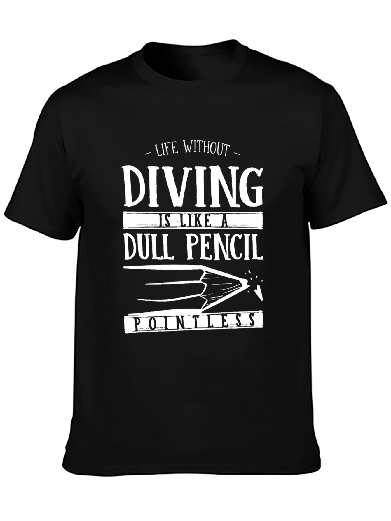 Diving Dull Pencil Graphic Tee