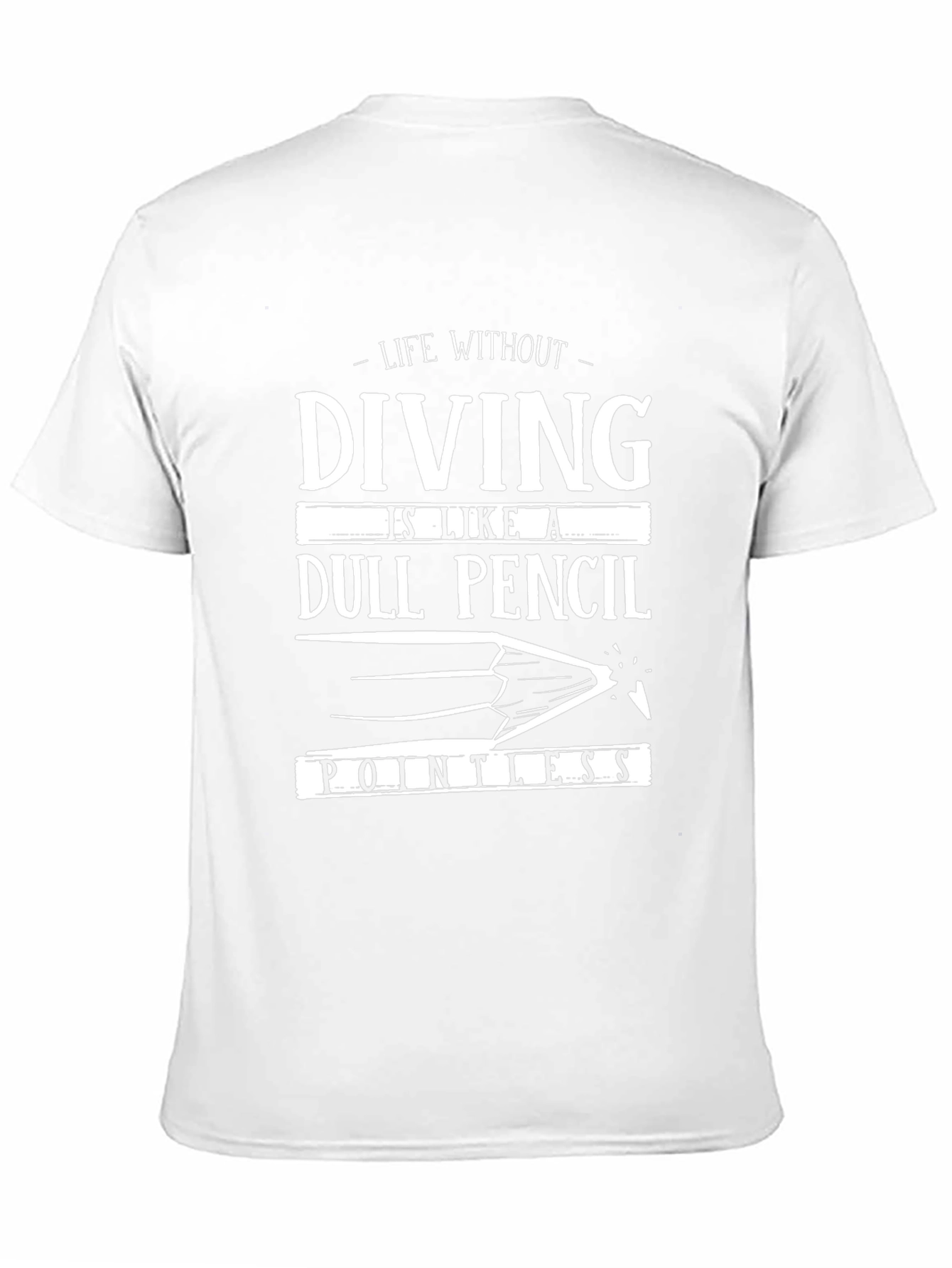 Diving Dull Pencil Graphic Tee