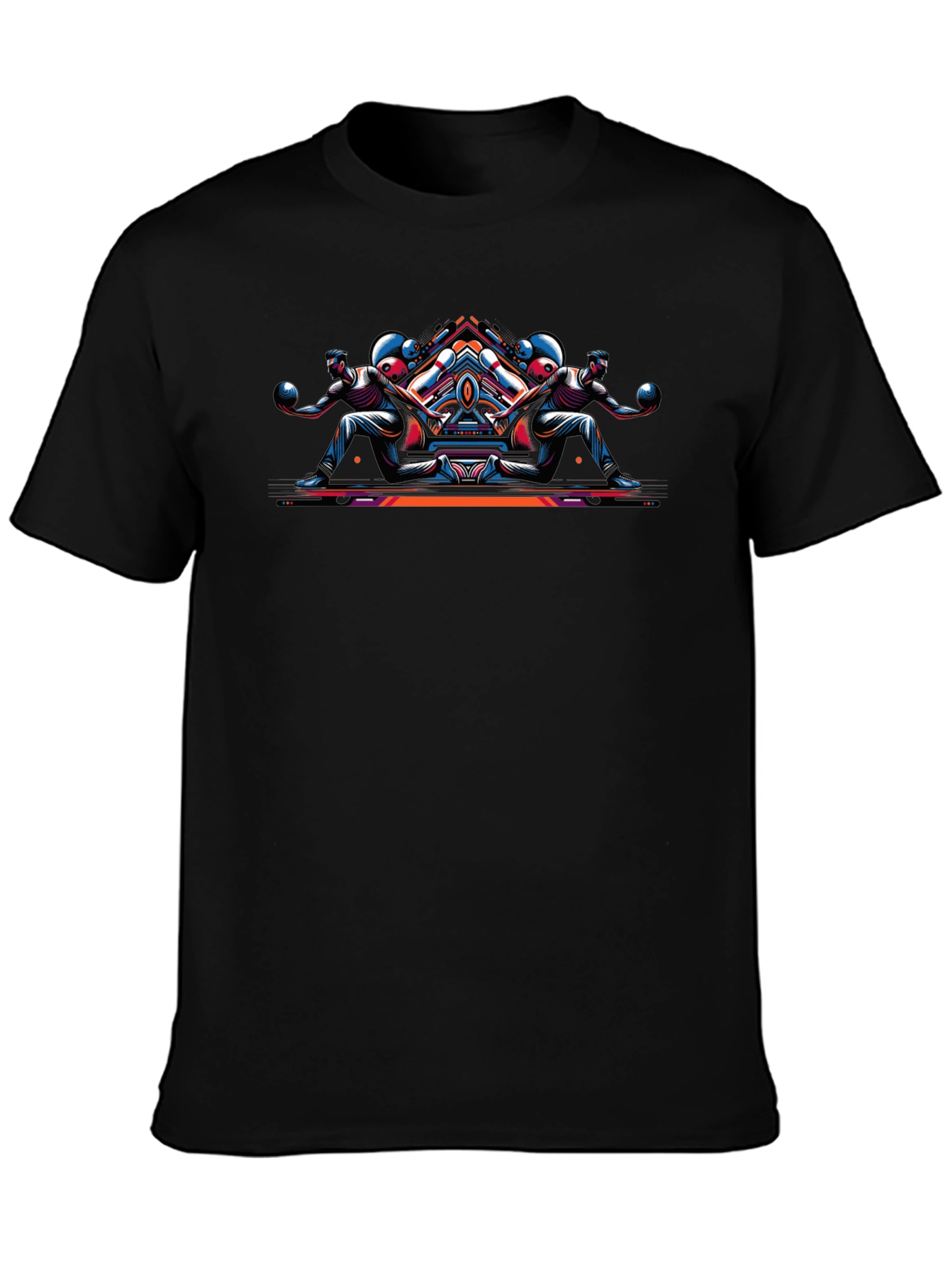 Geometric Bowling T-Shirt