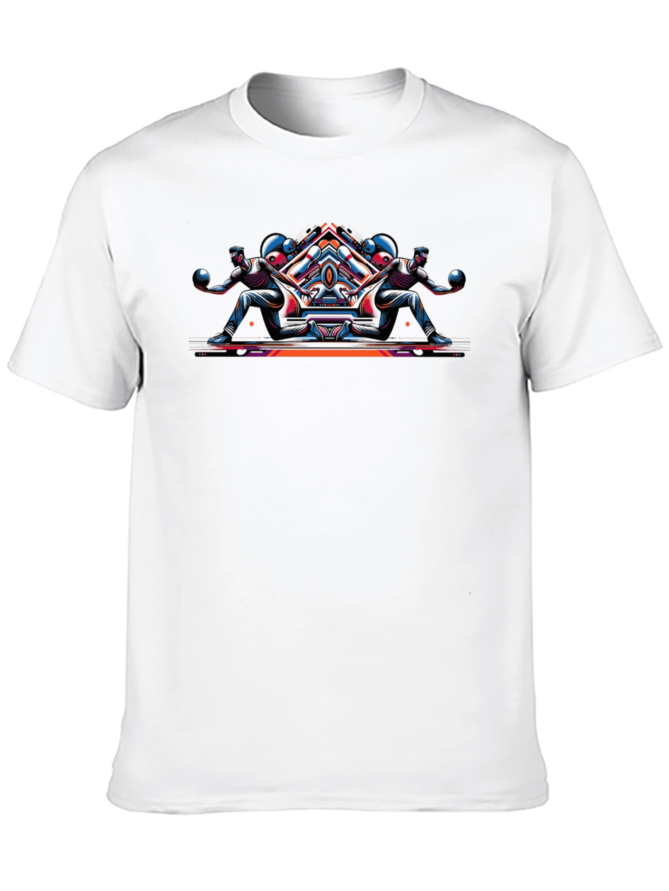 Geometric Bowling T-Shirt