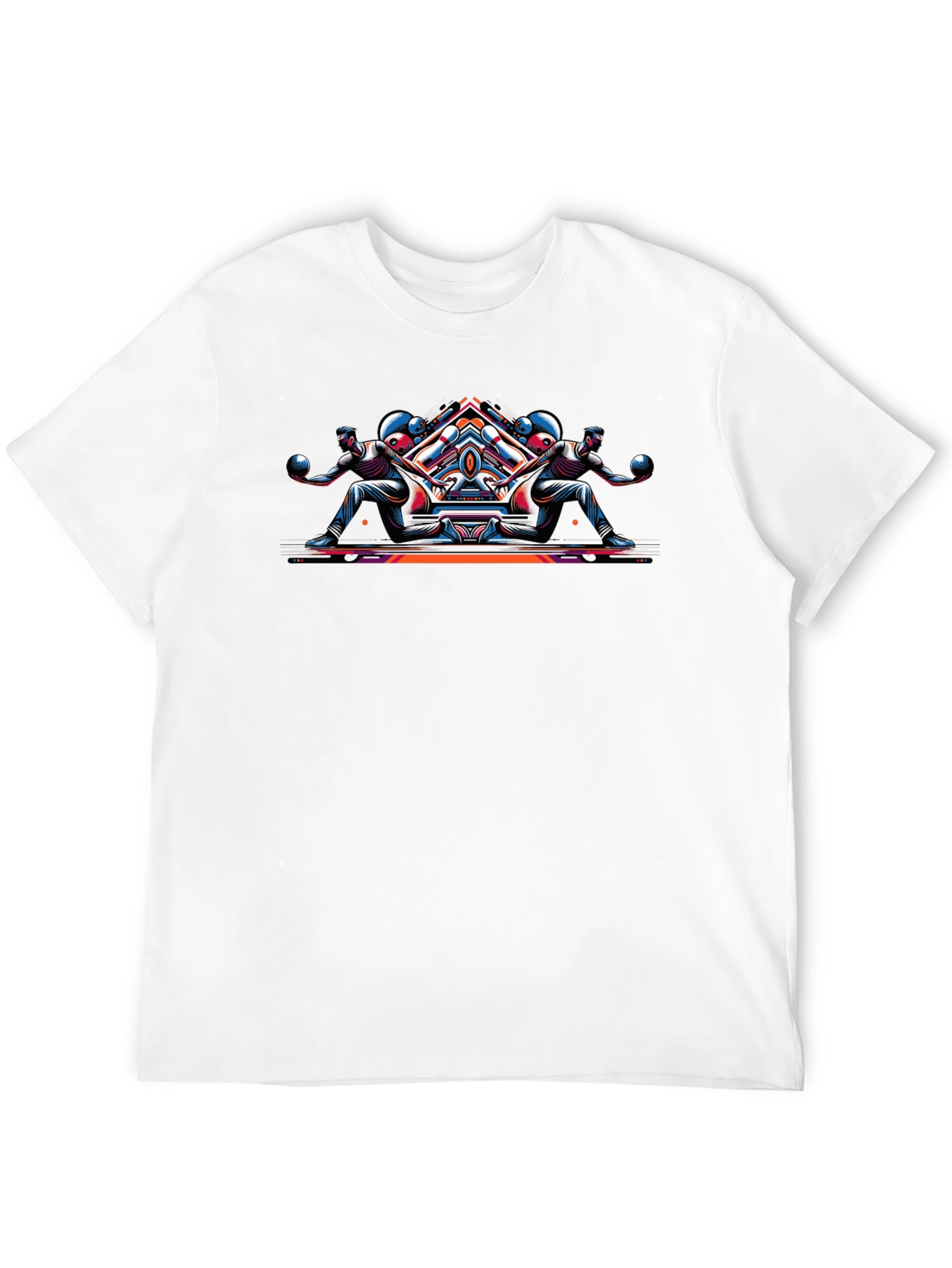 Geometric Bowling T-Shirt