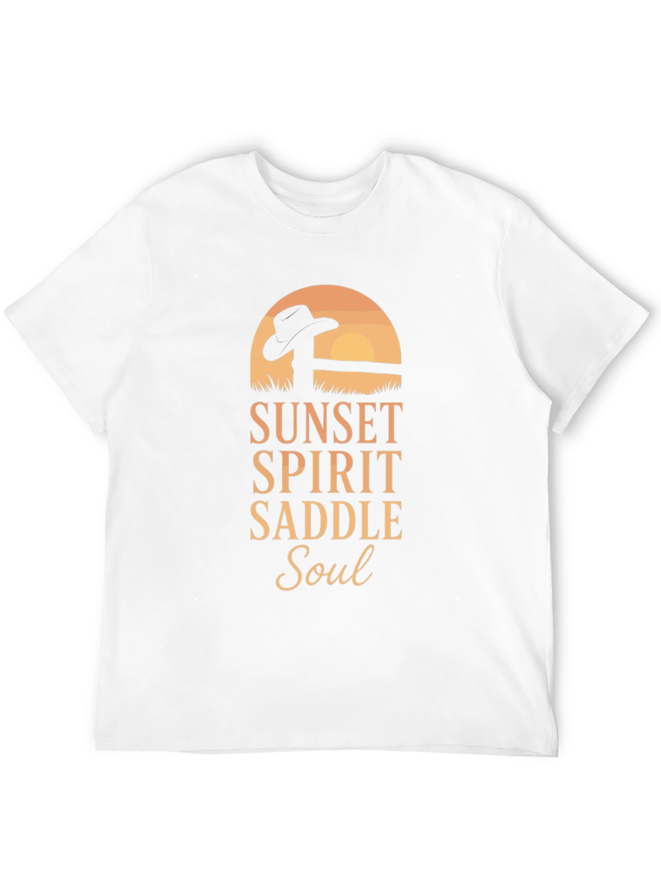 Sunset Spirit T-Shirt - Cowboy Soul Design