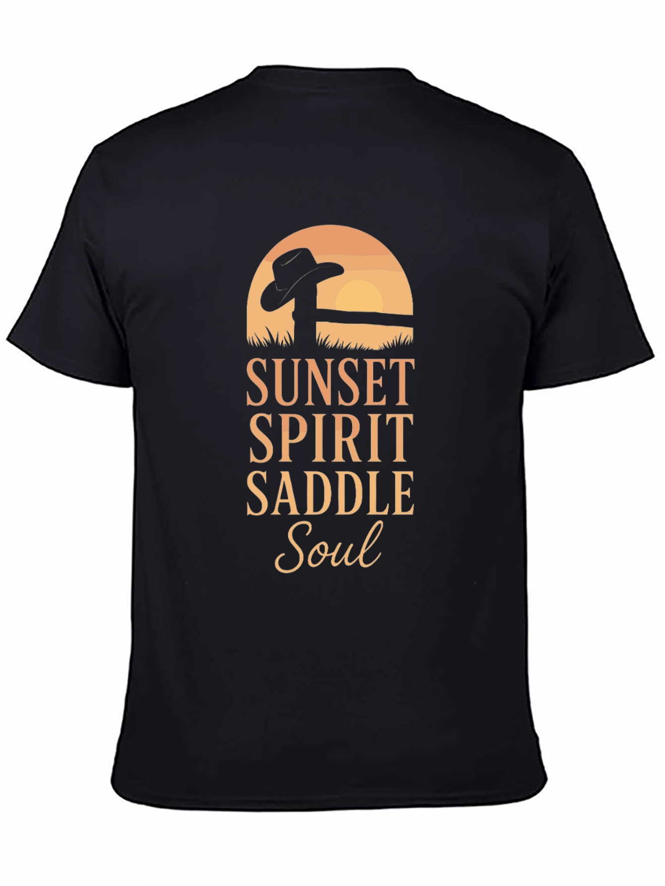 Sunset Spirit T-Shirt - Cowboy Soul Design