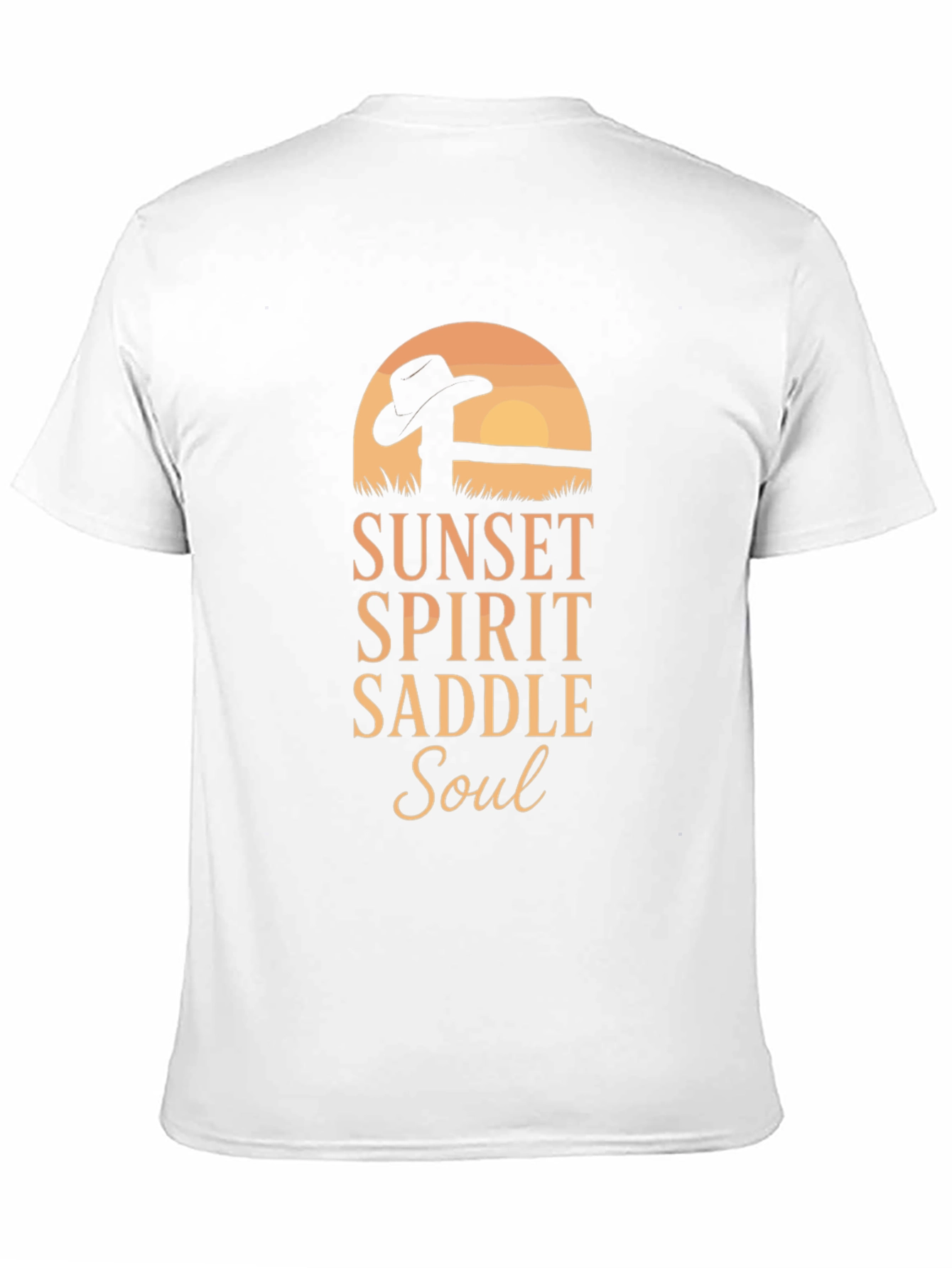 Sunset Spirit T-Shirt - Cowboy Soul Design