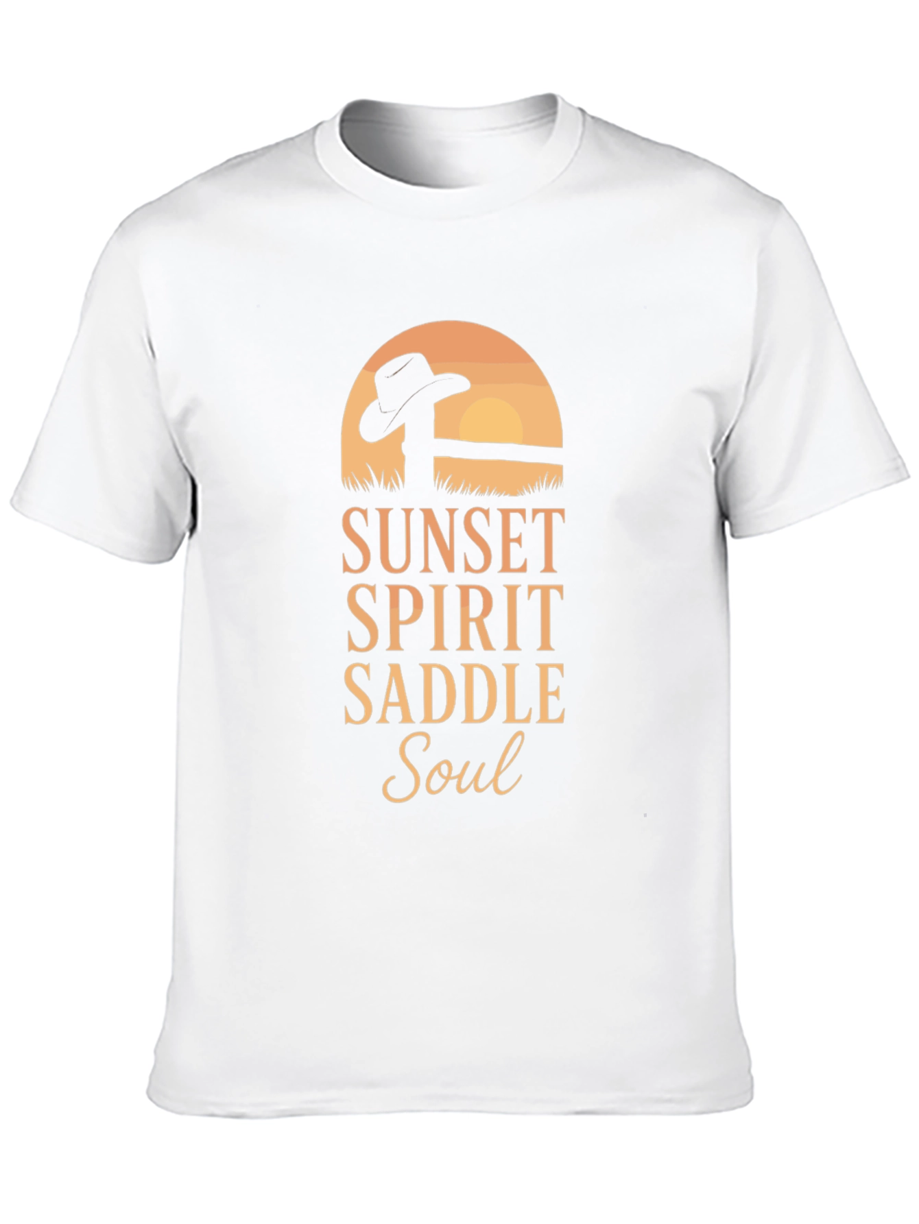 Sunset Spirit T-Shirt - Cowboy Soul Design