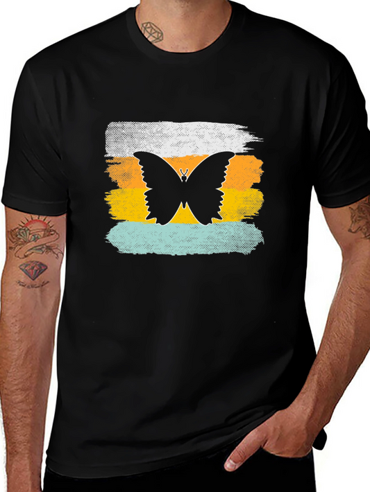 Butterfly Graphic T-Shirt - Black