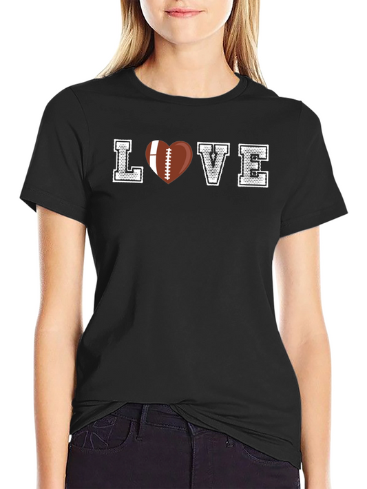Football Love Graphic T-Shirt