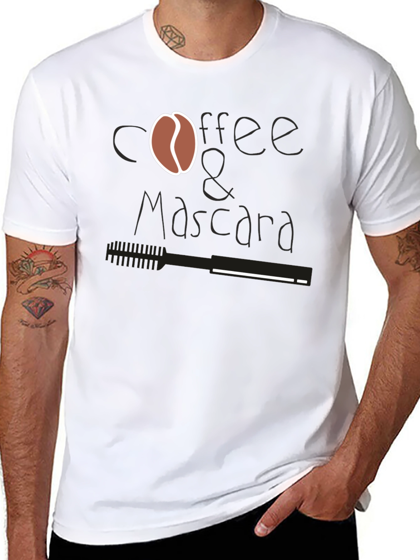 Coffee & Mascara Graphic T-Shirt