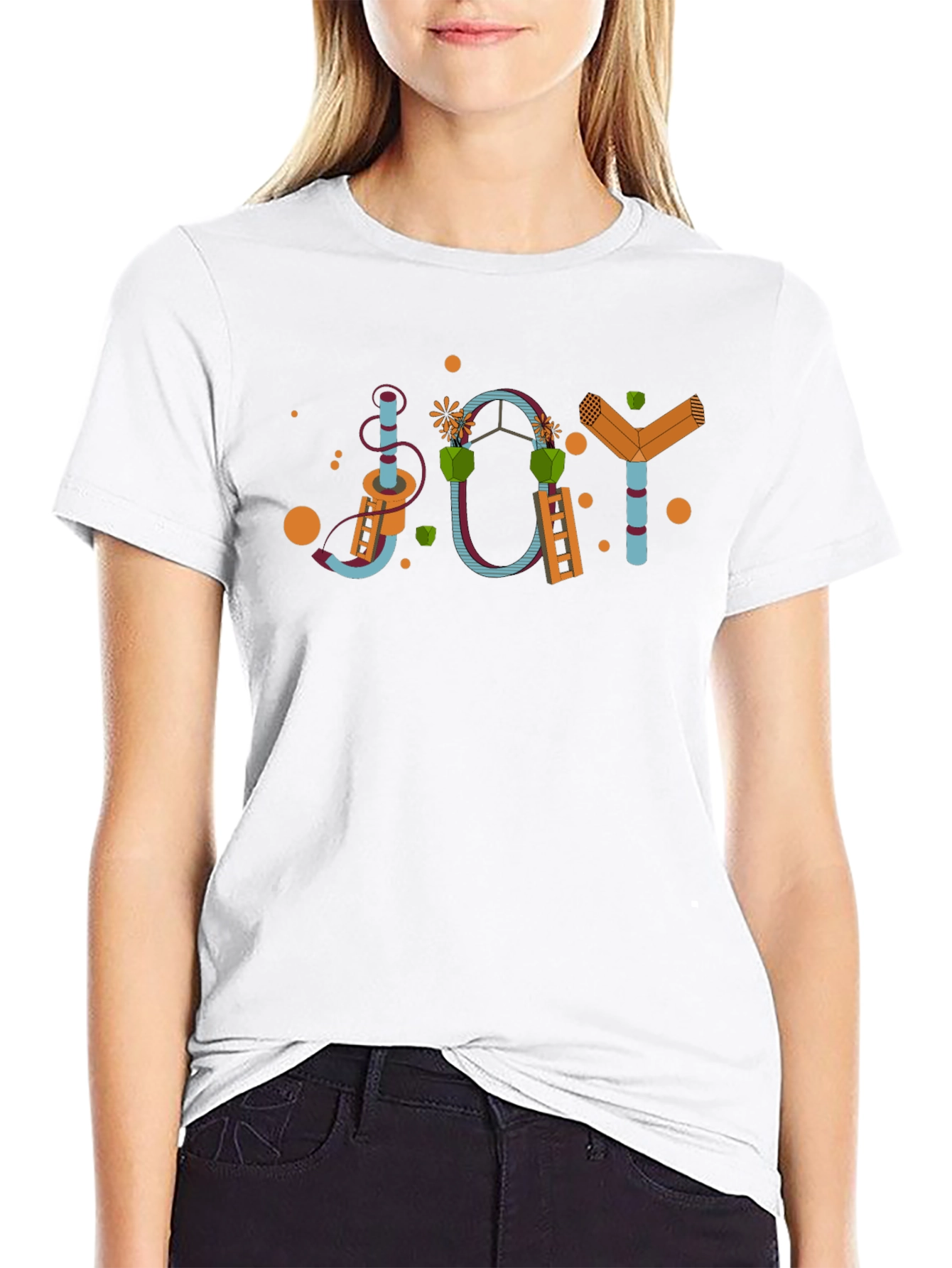 Joy T-Shirt Abstract Graphic Tee