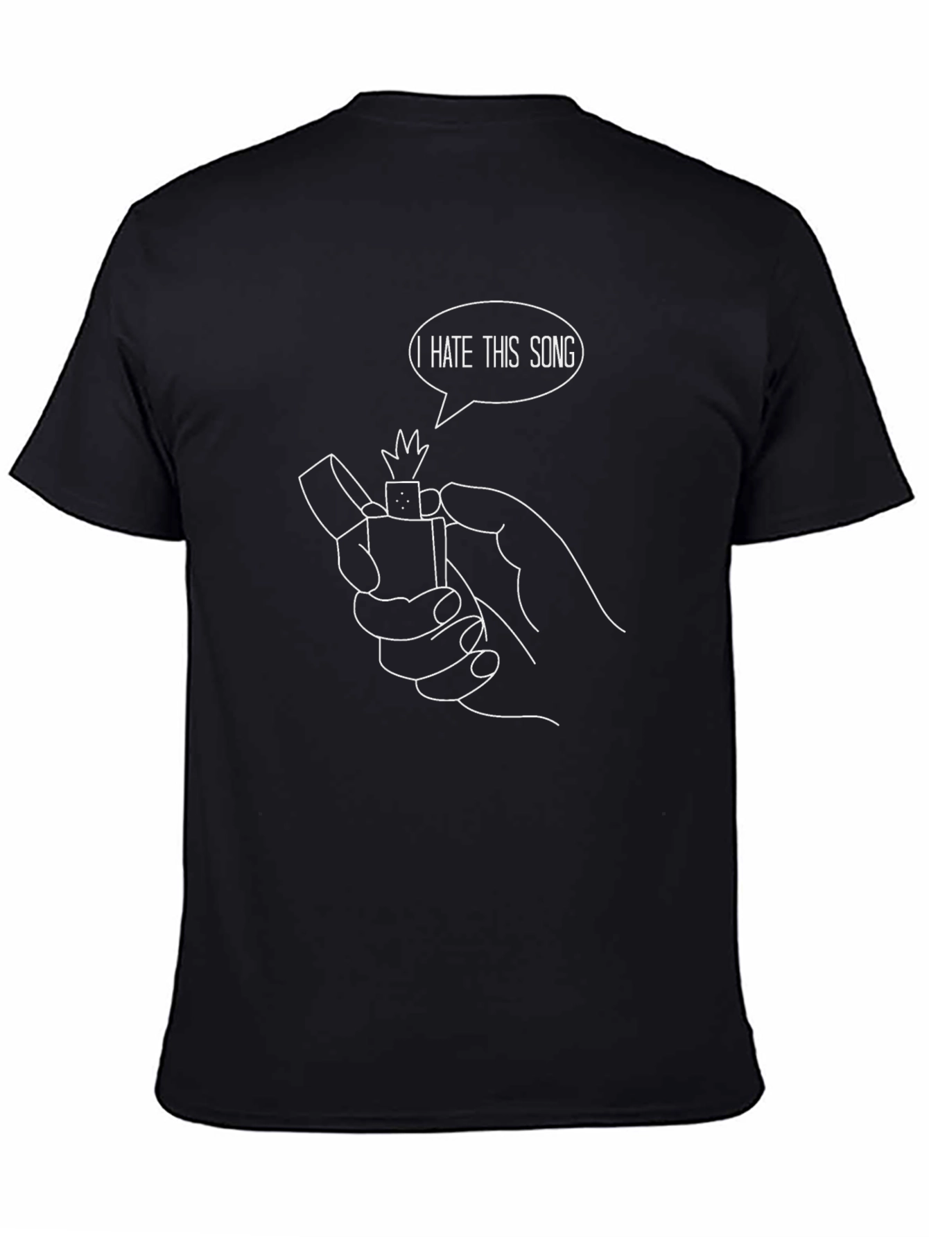 I Hate This Song Black Graphic Tee