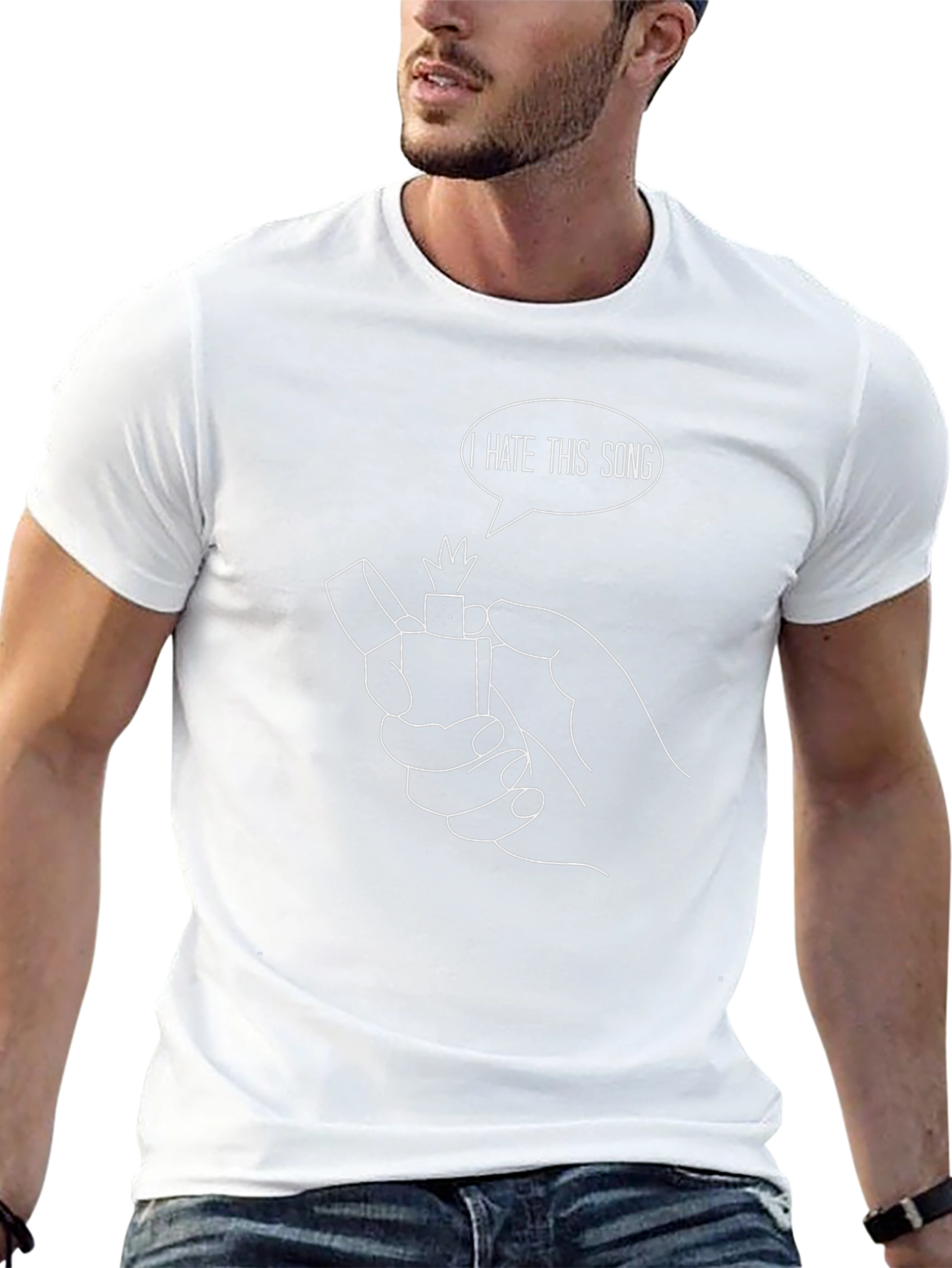 I Hate This Song Black Graphic Tee