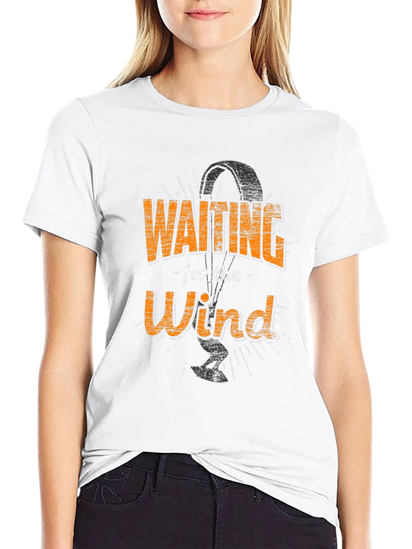 Waiting for the Wind T-Shirt Kitesurfing Kiteboarding Gift