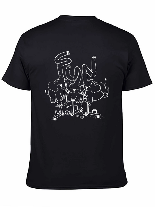 Elephant Fun T-Shirt - Unique Graphic Tee