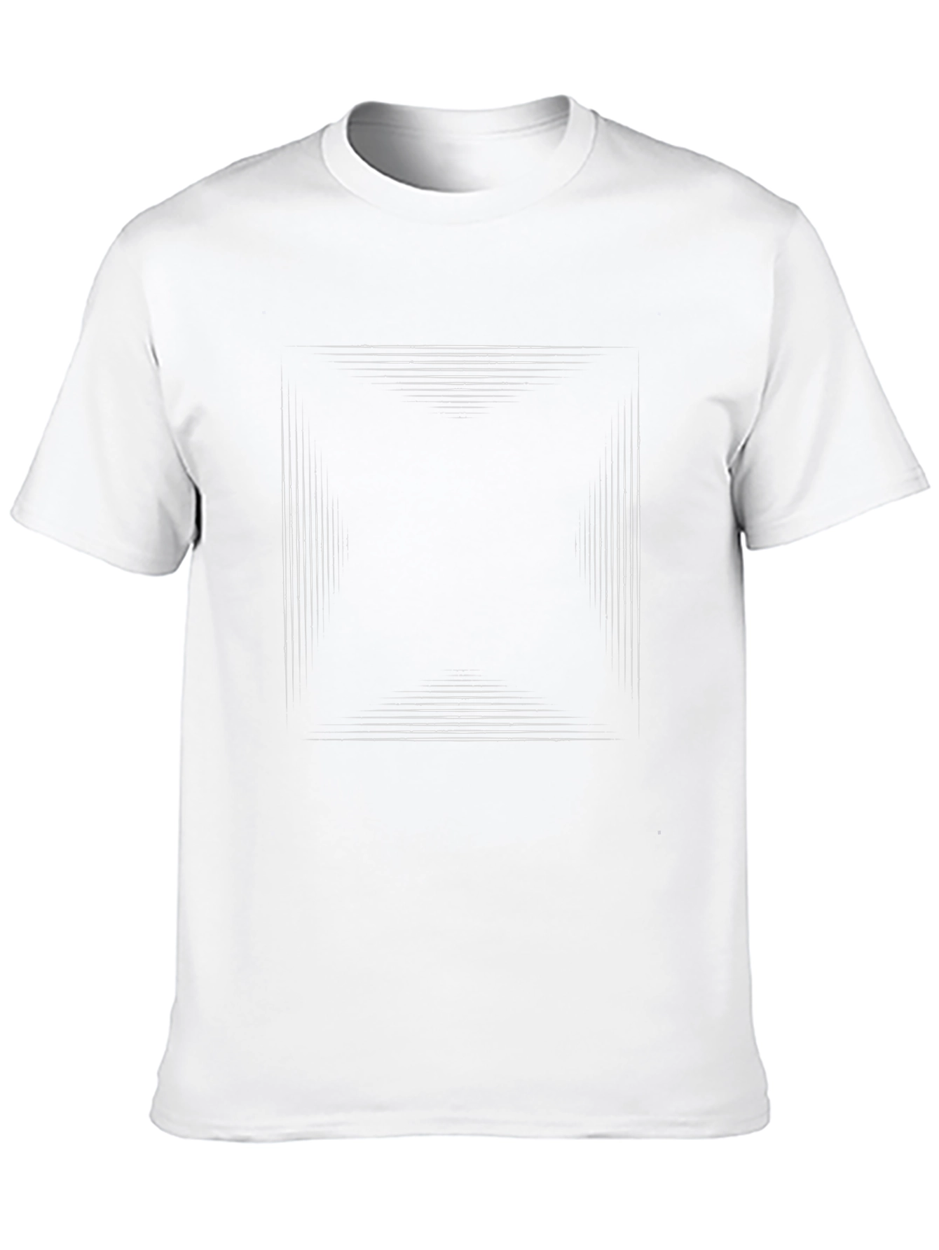 Geometric Illusion Tee - Modern Style