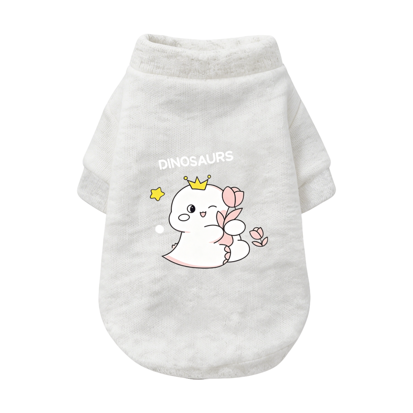 Cute Dinosaurs Pattern Pet Fashion Cardigan Sweater