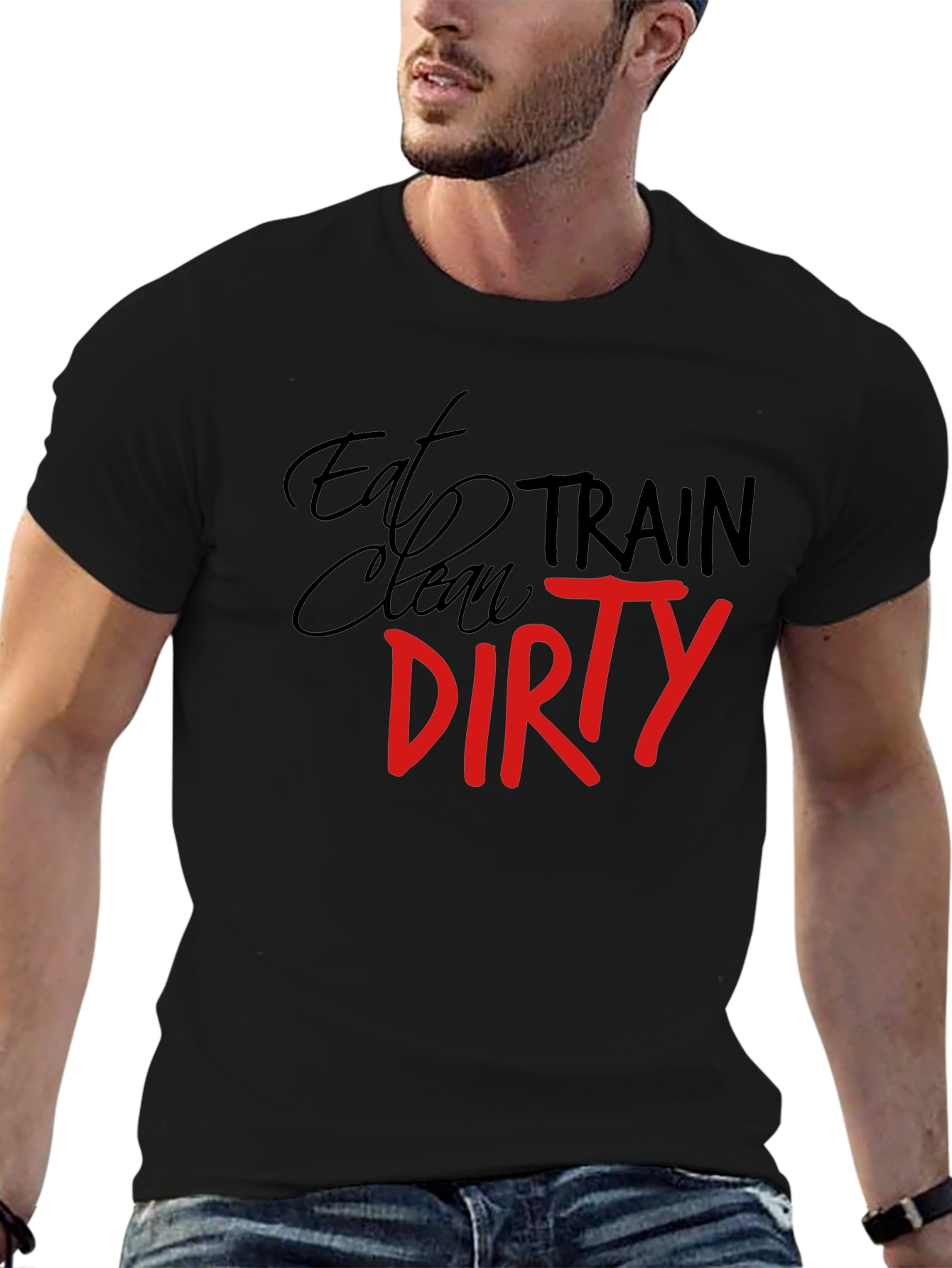Eat Clean Train Dirty Graphic Tee
