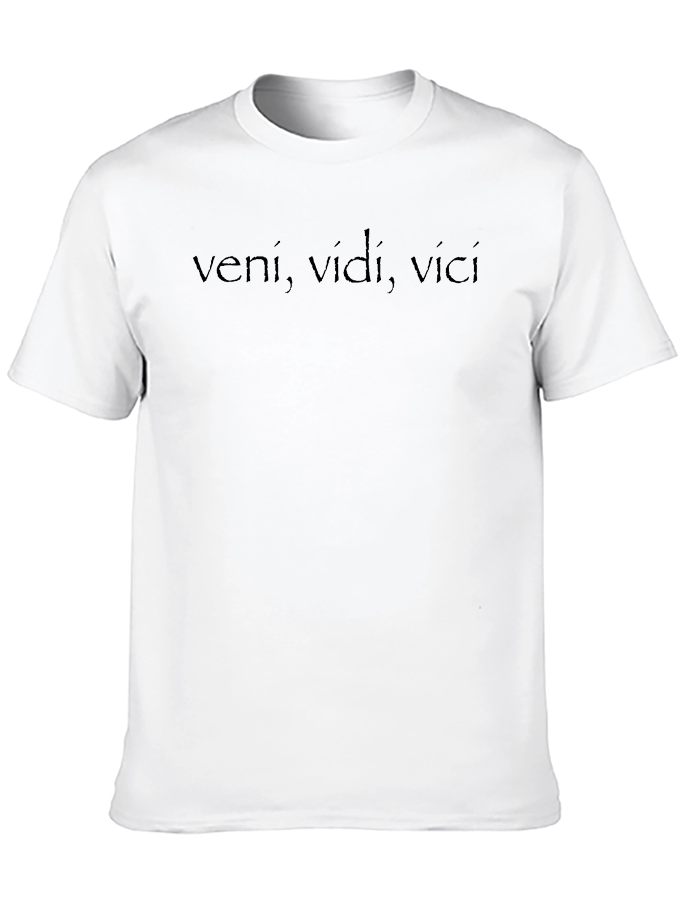 Veni Vidi Vici Black T-Shirt