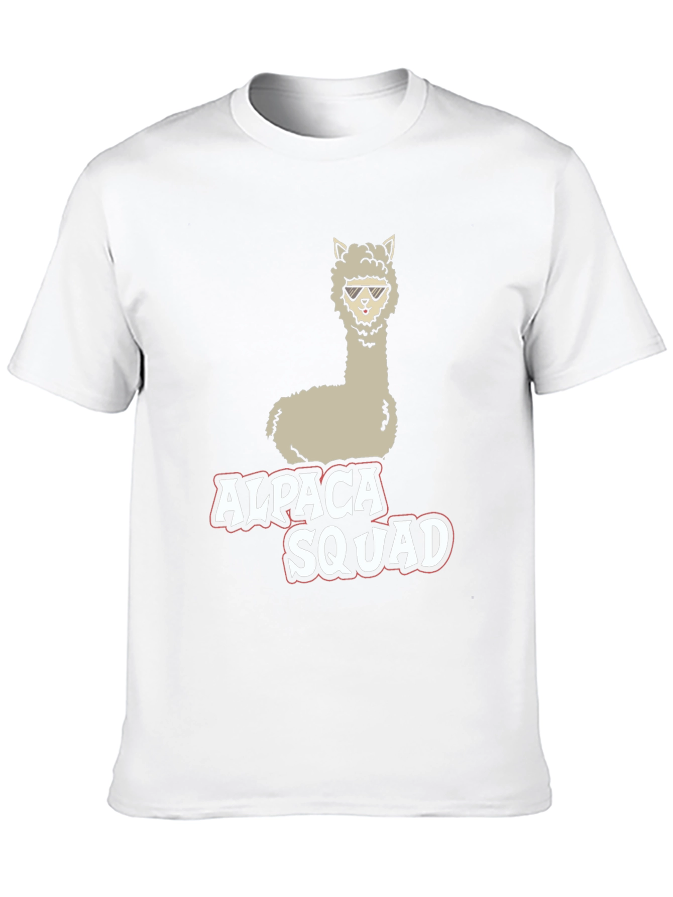 Alpaca Squad Black Graphic Tee