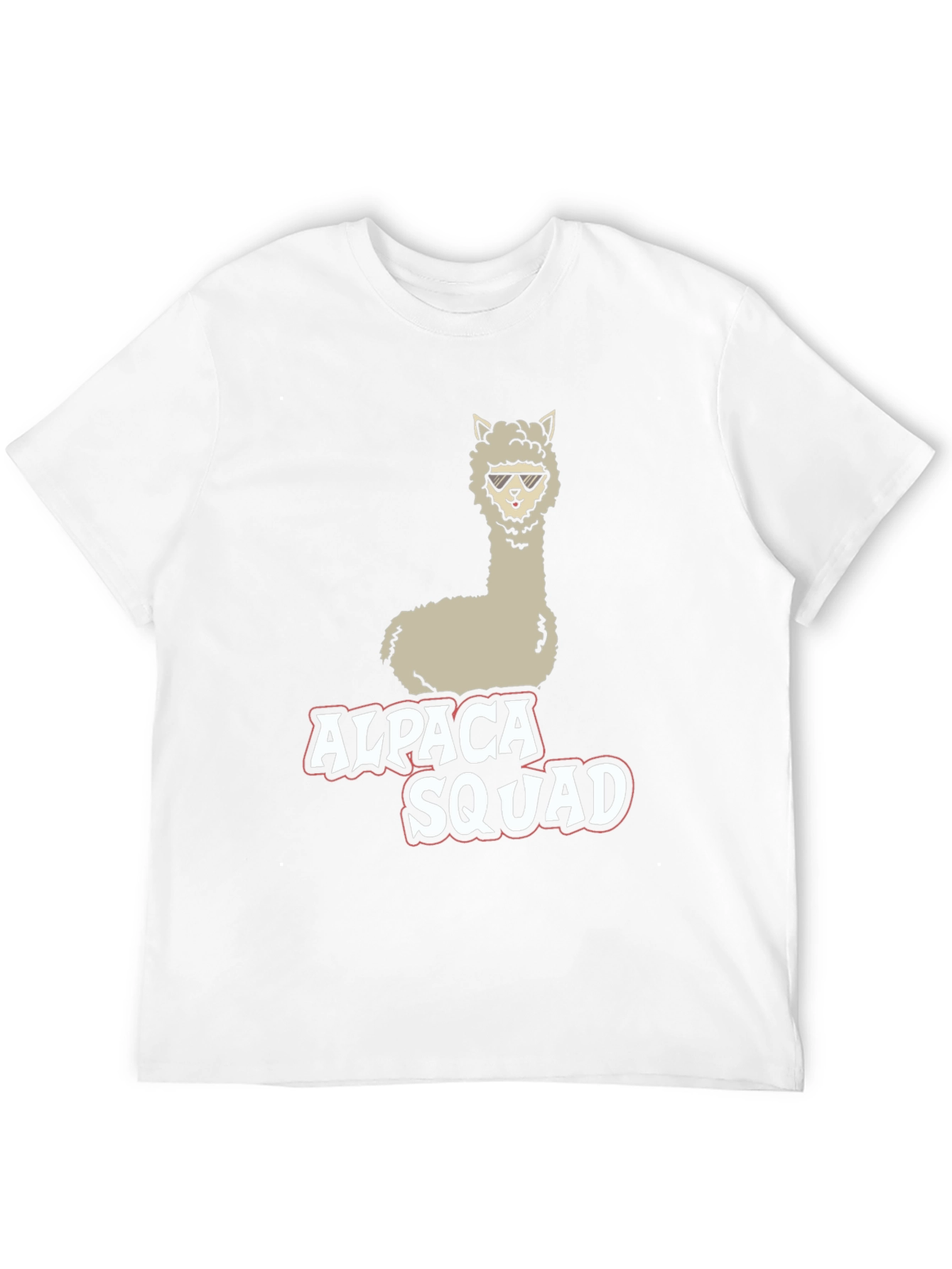 Alpaca Squad Black Graphic Tee
