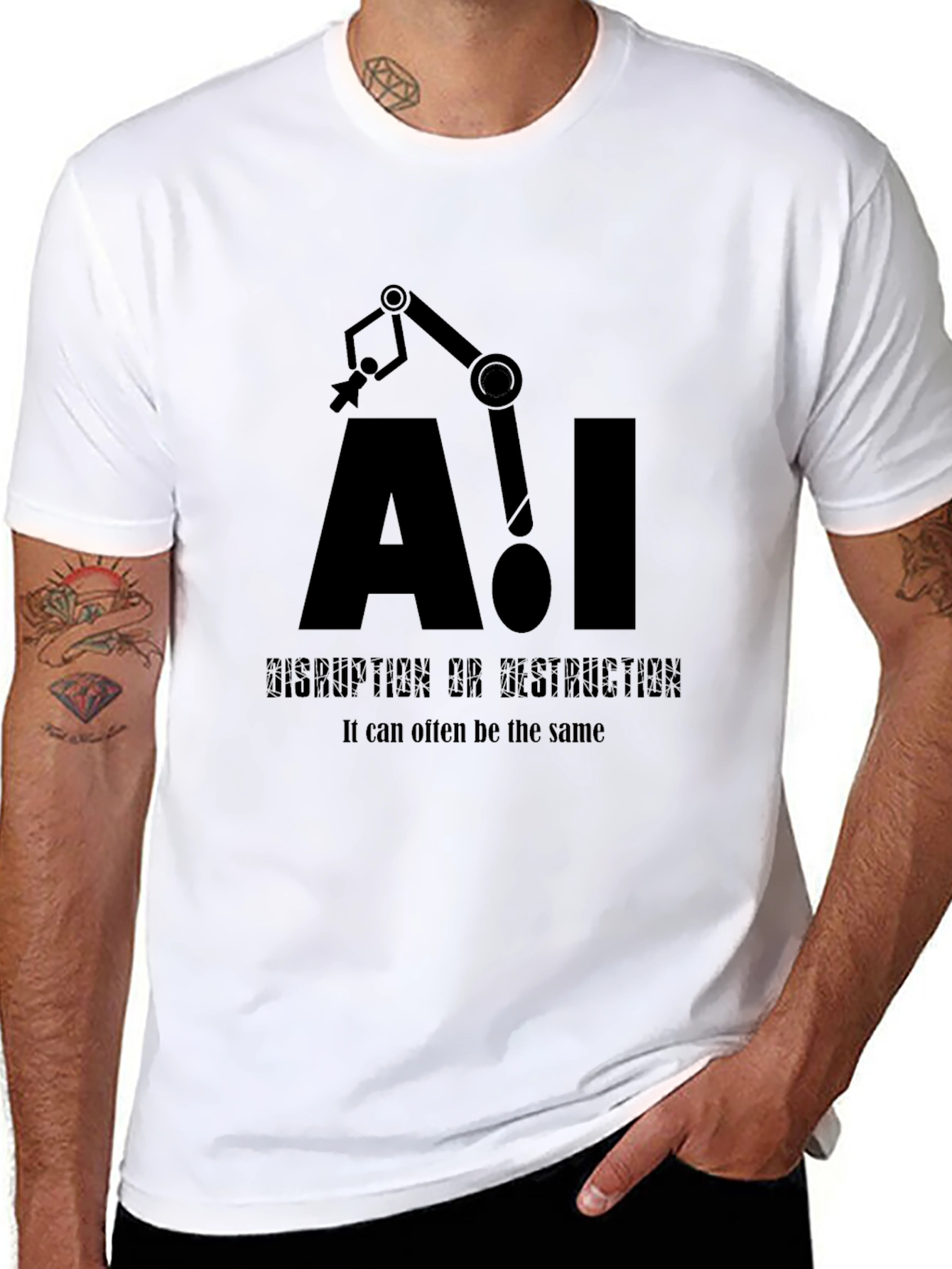 AI Disruption T-Shirt - Tech Humor