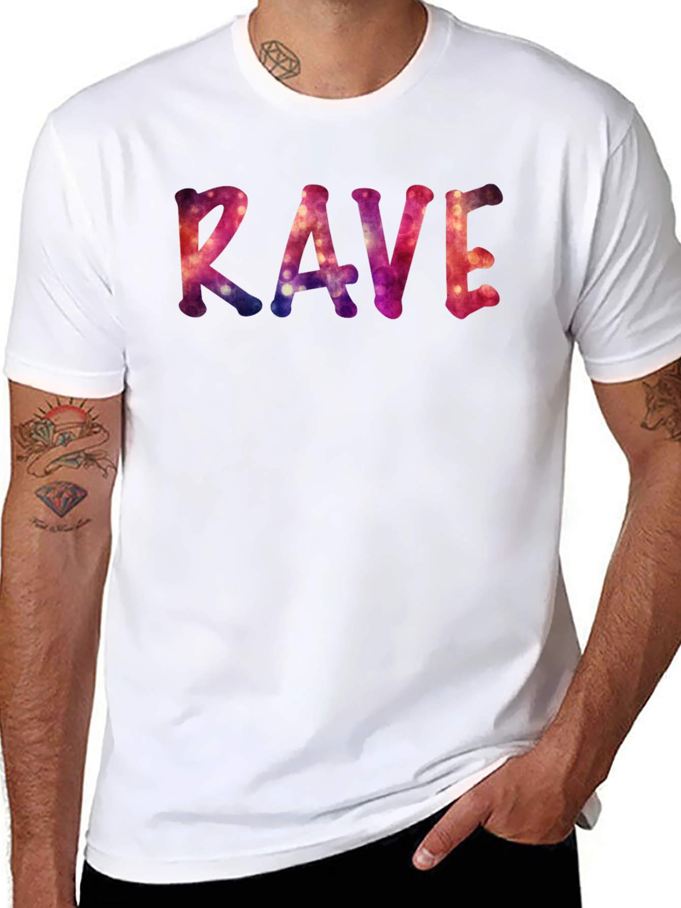 Rave Graphic T-Shirt - Galaxy Design