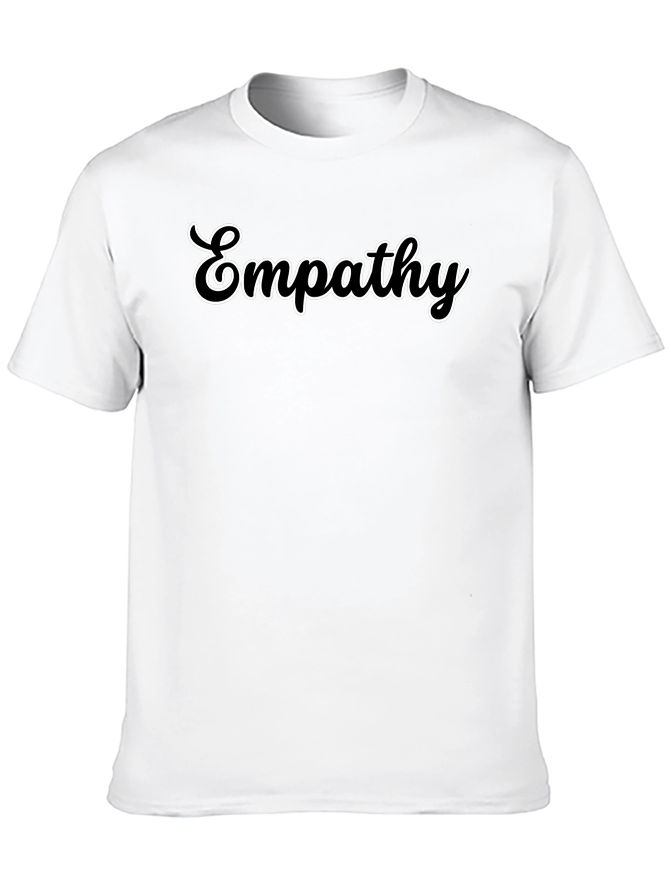 Empathy Crew Neck T-Shirt - Black