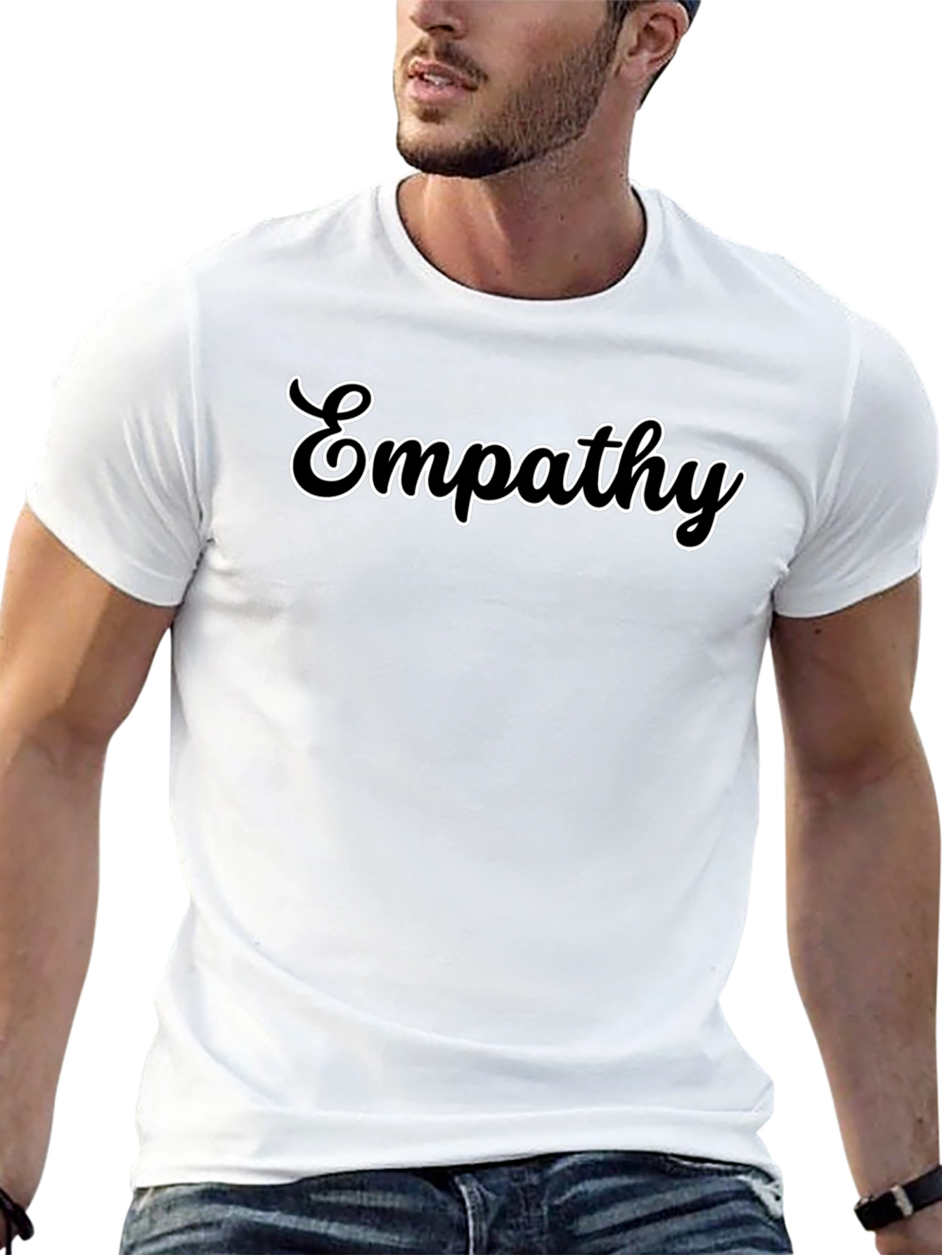 Empathy Crew Neck T-Shirt - Black