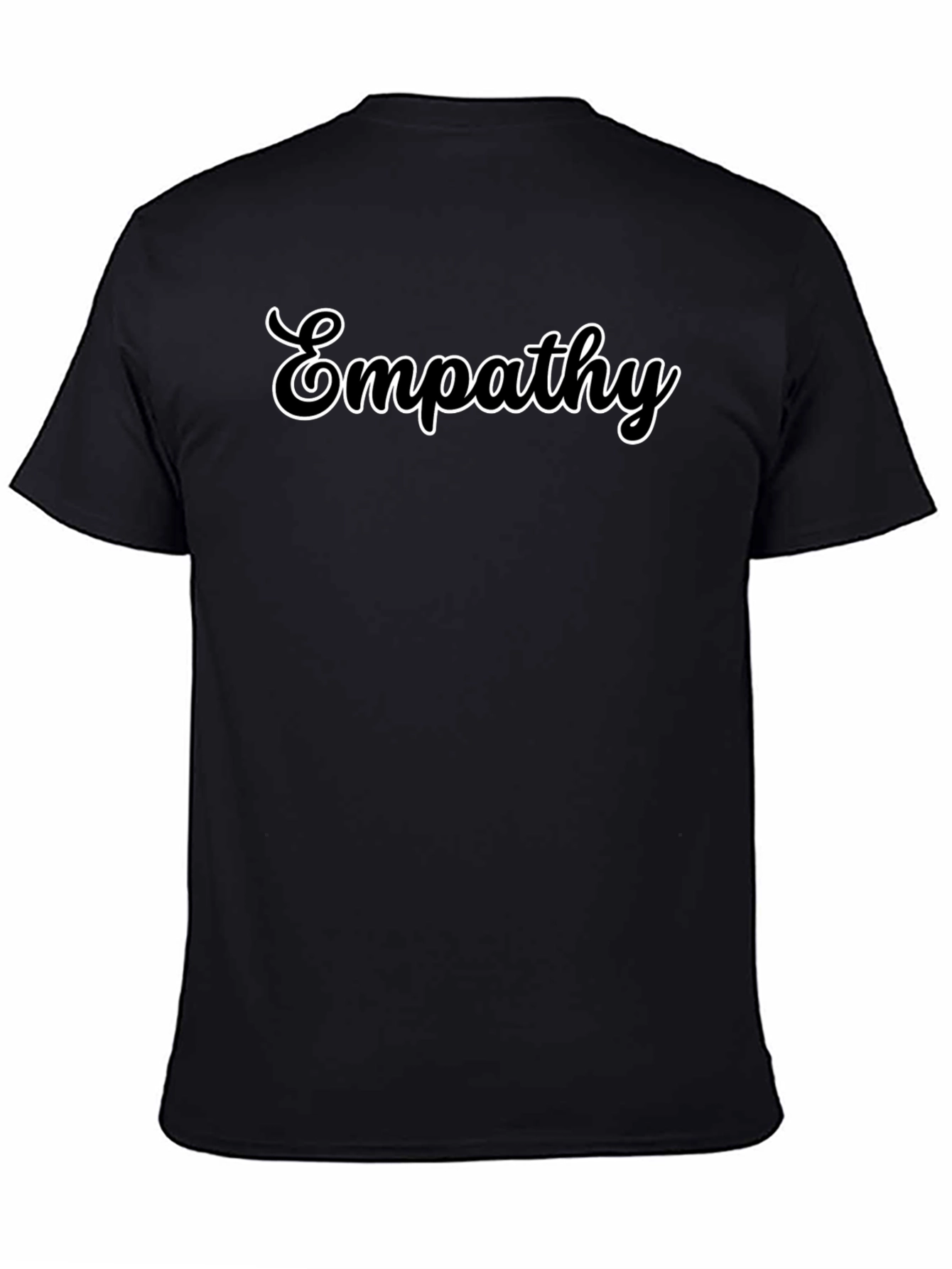 Empathy Crew Neck T-Shirt - Black
