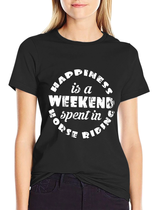 Happiness Horse Riding T-Shirt