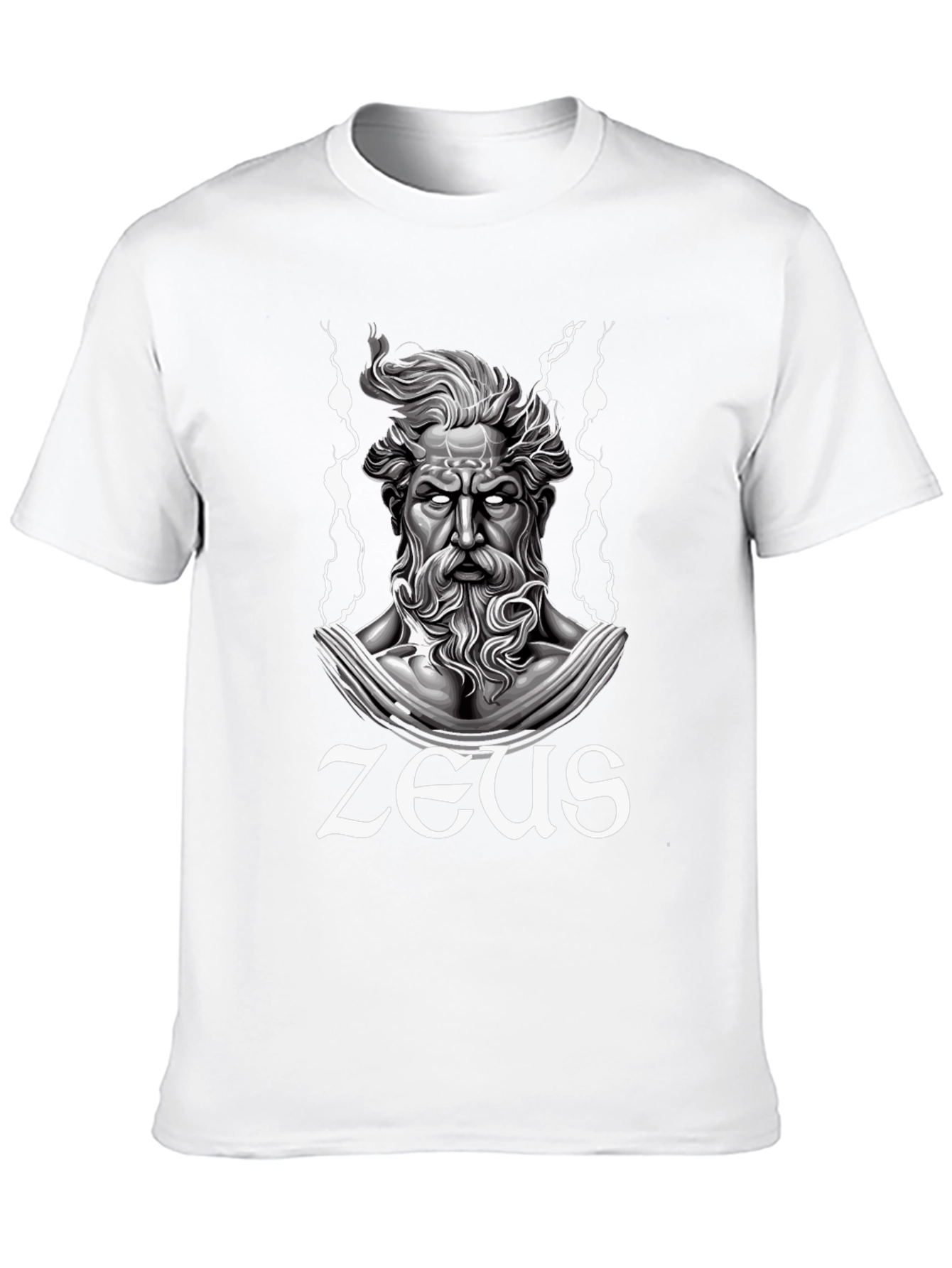 Zeus Graphic T-Shirt - Black Cotton Tee