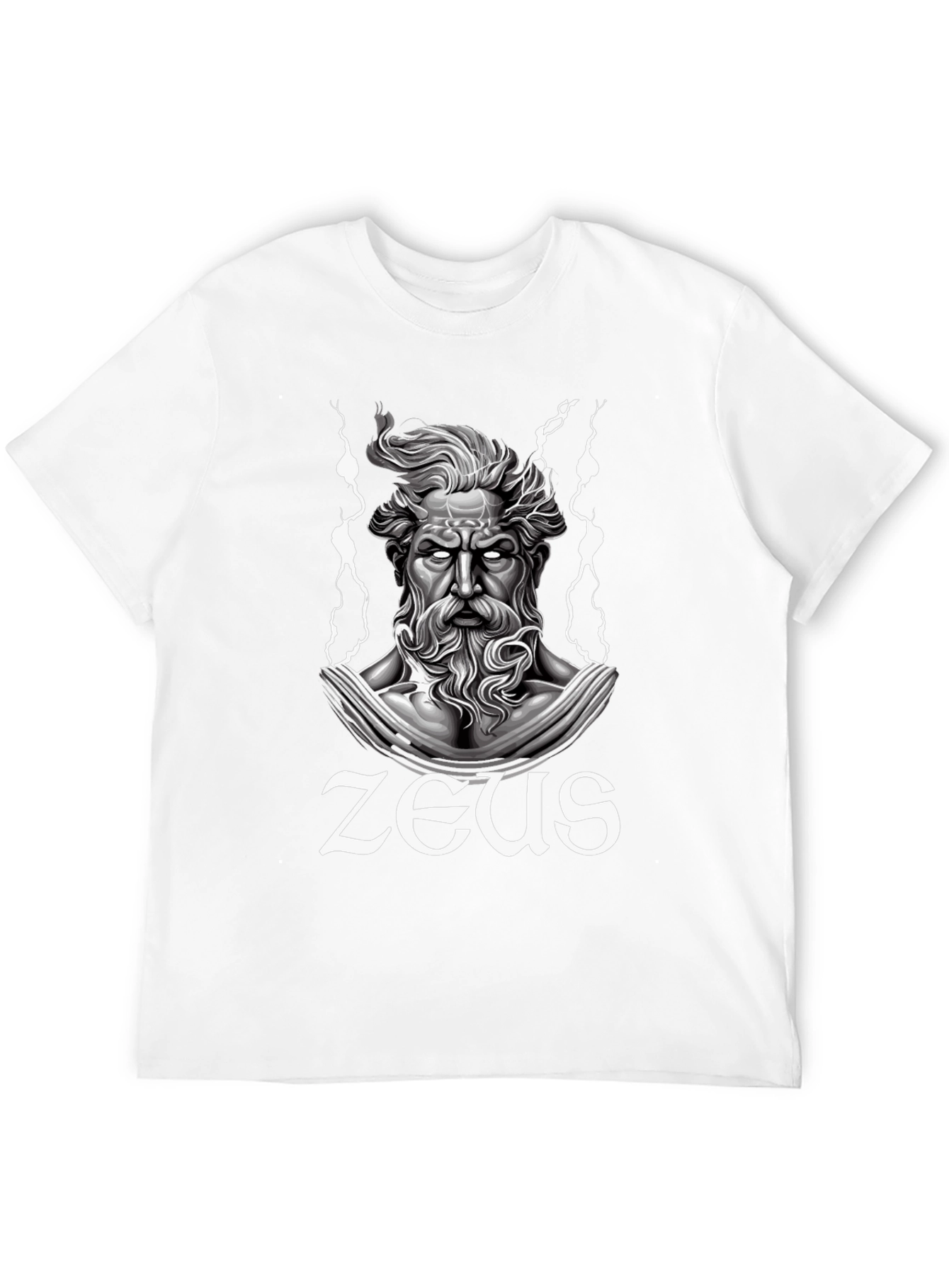 Zeus Graphic T-Shirt - Black Cotton Tee