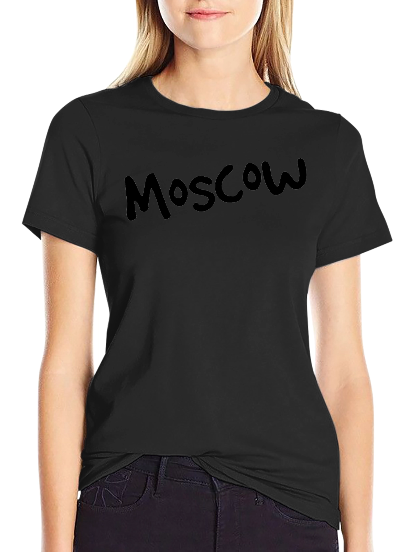 Moscow Graphic Black T-Shirt