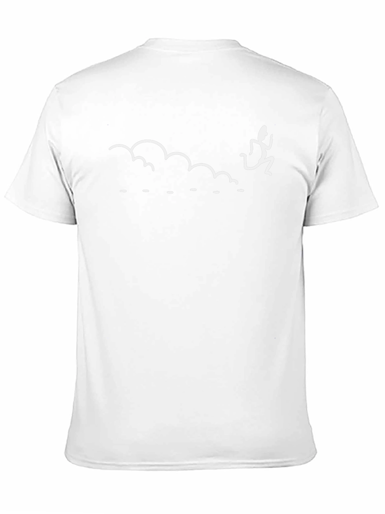 Dust Cloud Runner T-Shirt - Black Cotton Blend Tee