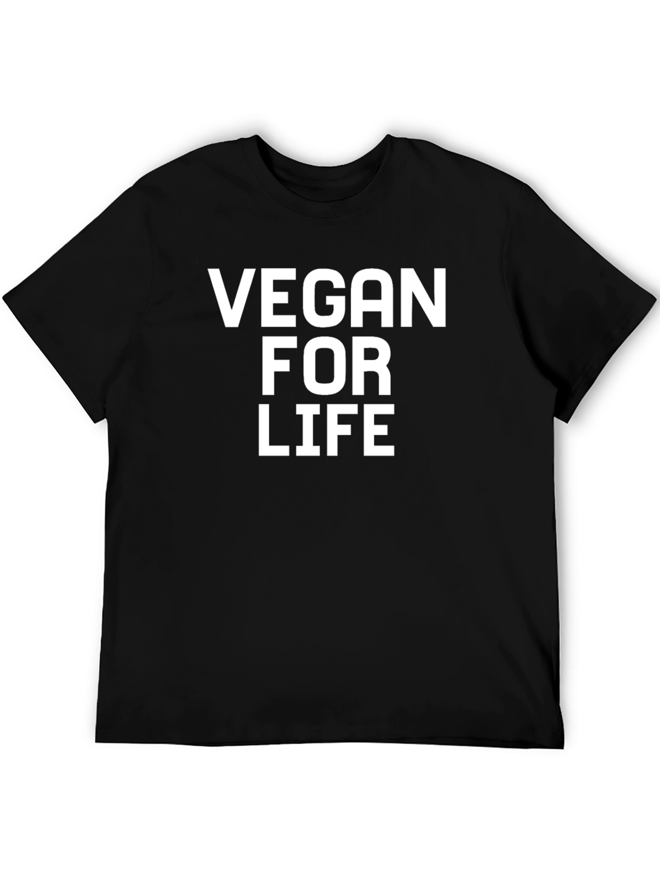 Vegan For Life T-Shirt - Unisex Crew Neck