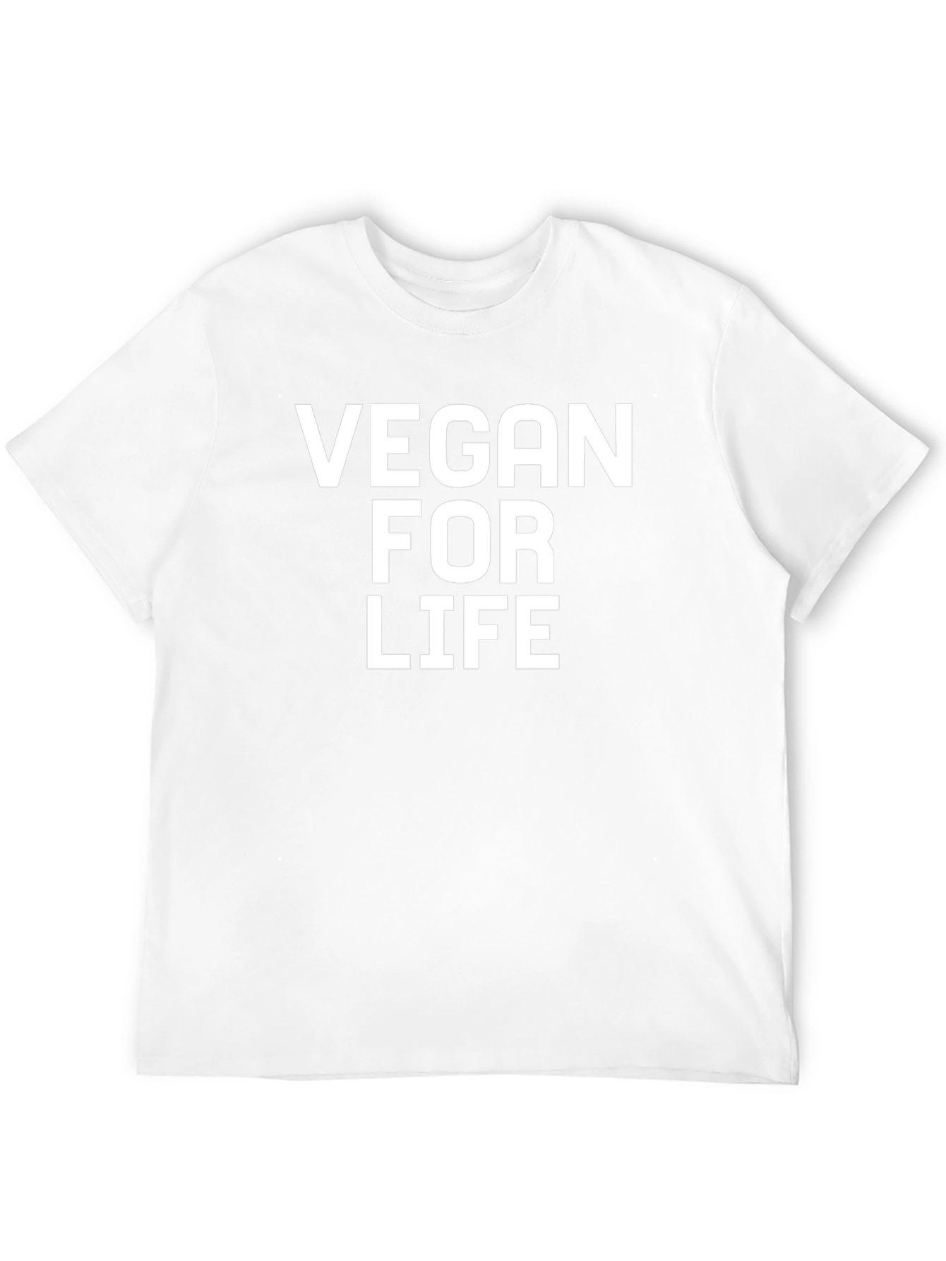 Vegan For Life T-Shirt - Unisex Crew Neck
