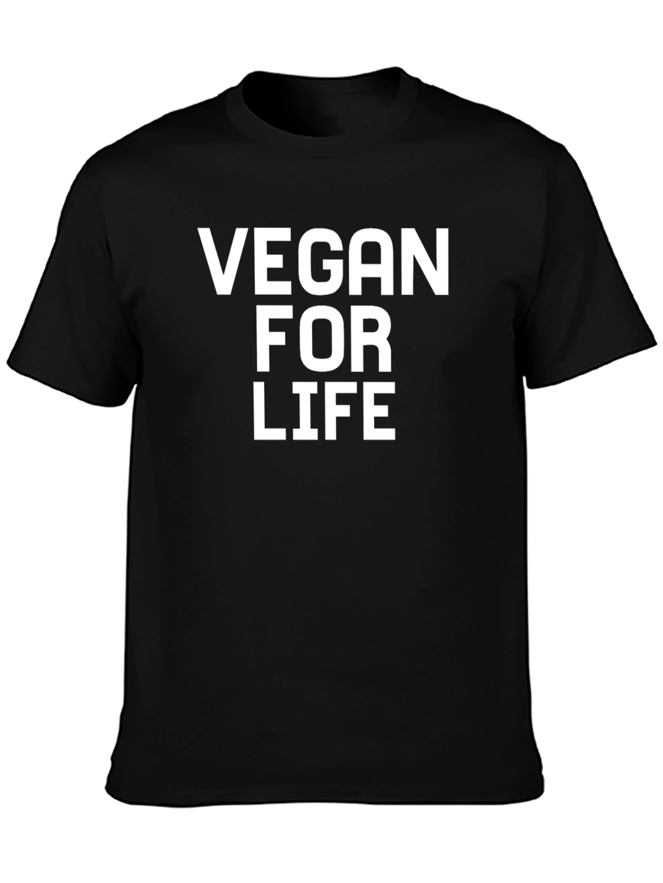 Vegan For Life T-Shirt - Unisex Crew Neck