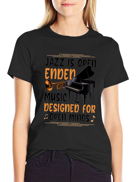 Jazz is Open T-Shirt - Music Lover Tee