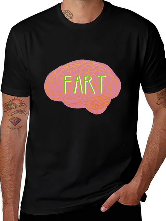 Brain Fart Graphic Tee - Funny Novelty T-Shirt