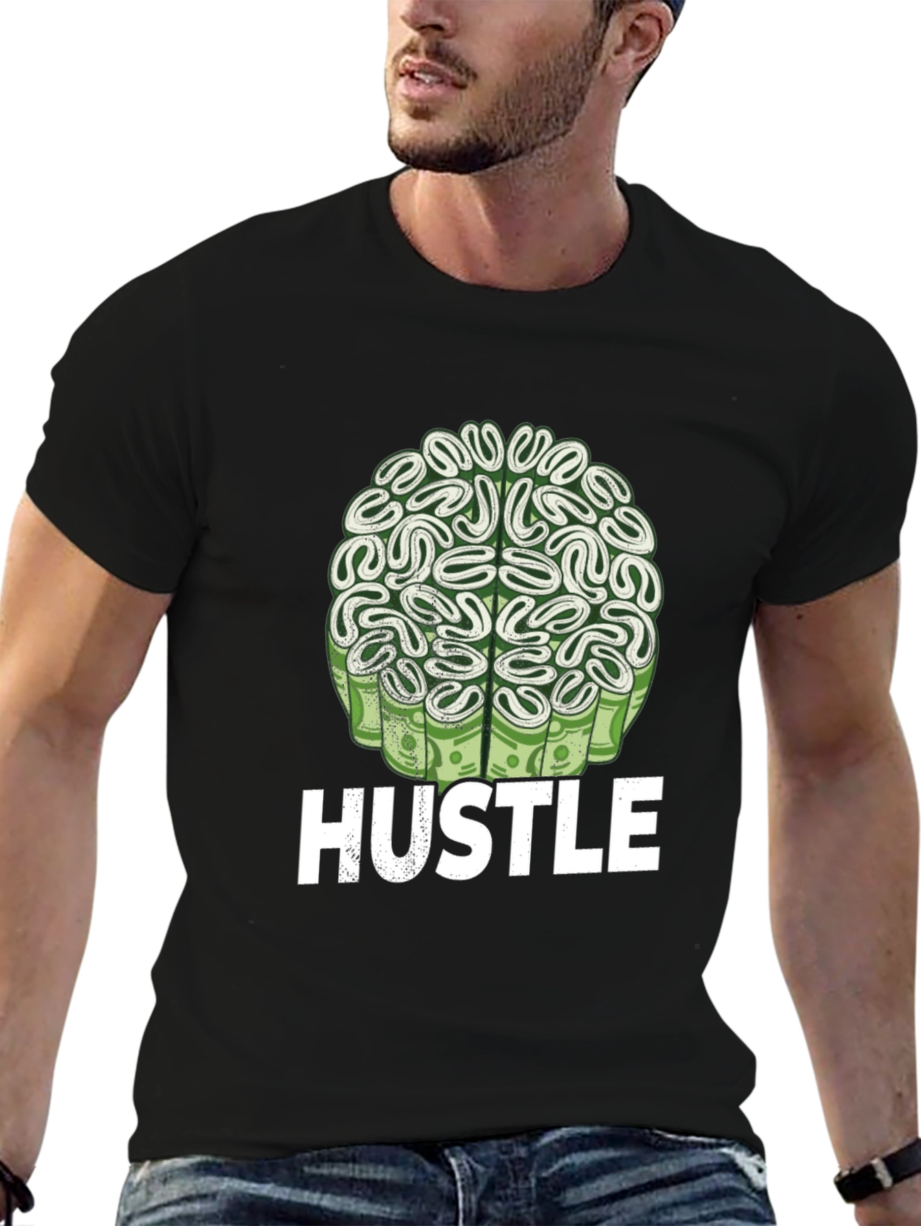 Hustle Brain Tee - Money Minded T-Shirt