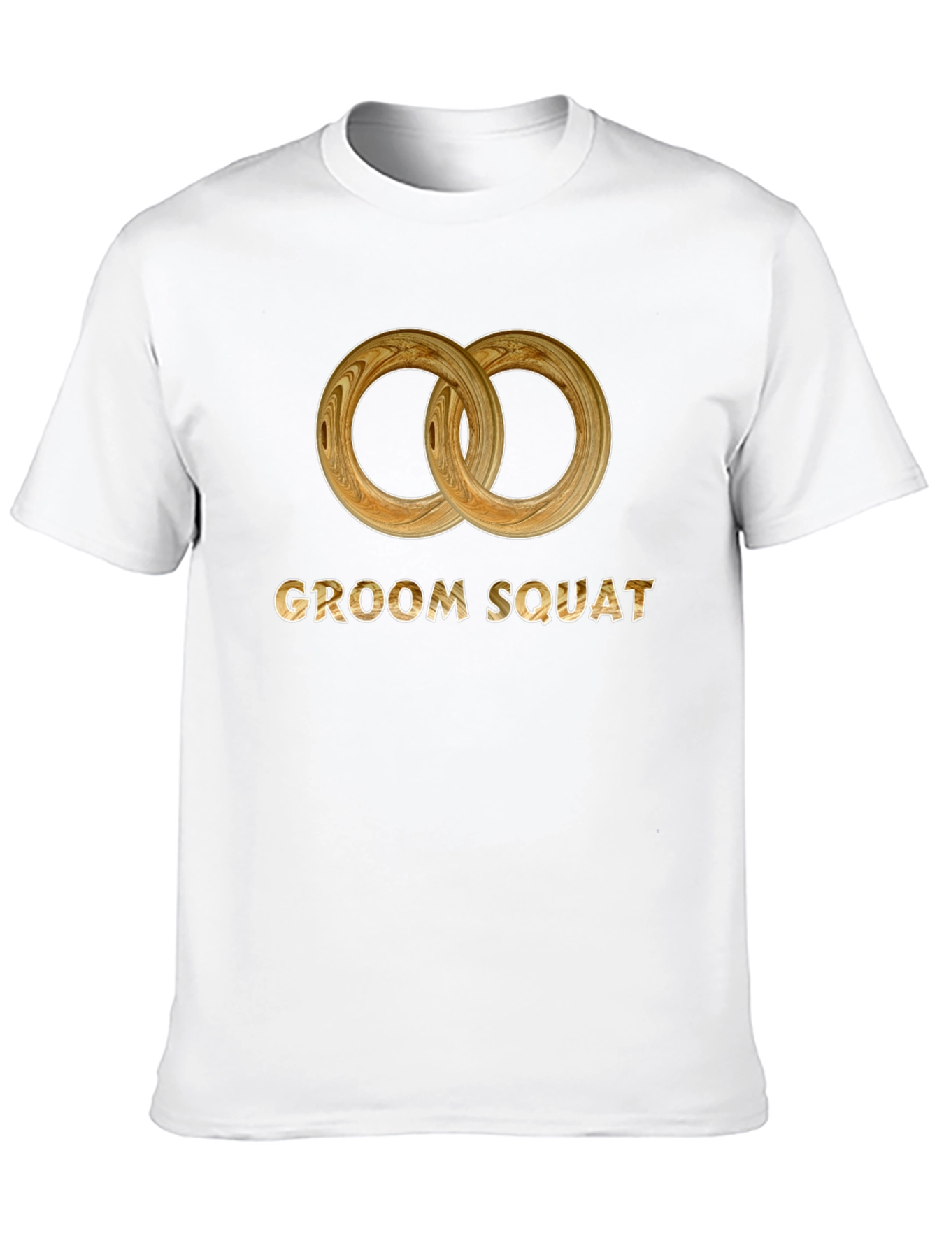 Groom Squad Wedding Rings Graphic Tee