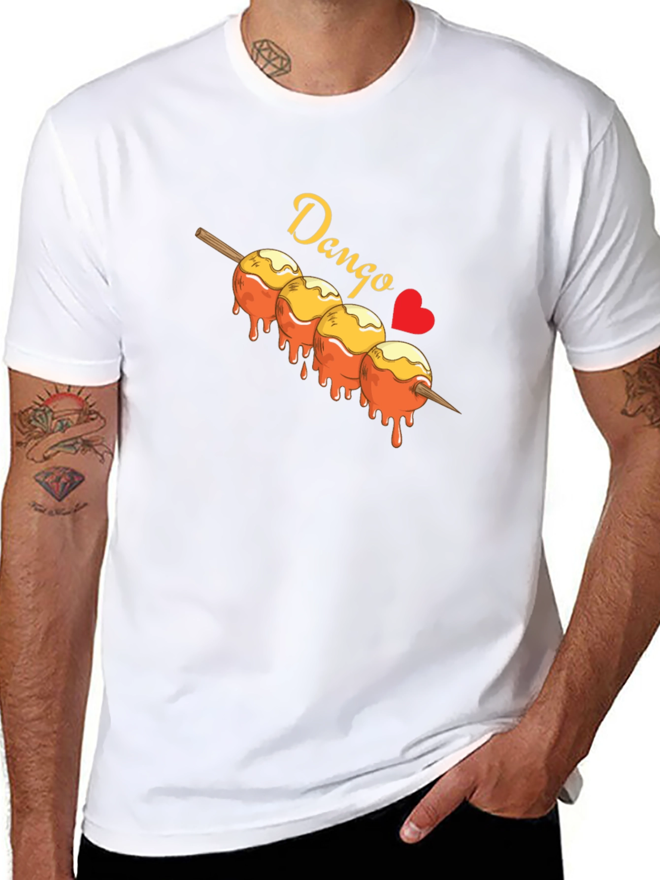Dango T-Shirt - Japanese Sweet Treat Design
