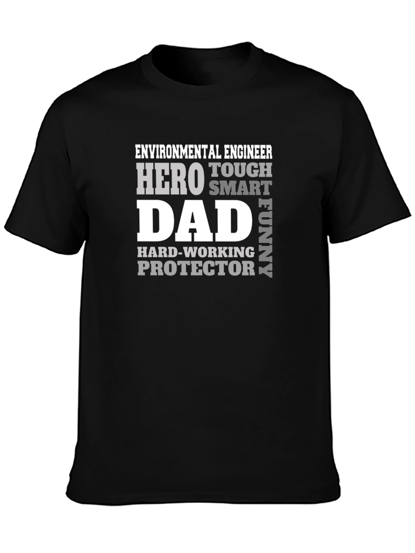 Environmental Engineer Dad T-Shirt Hero Funny Smart