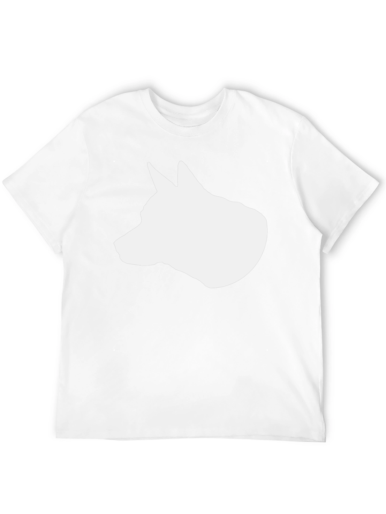 Dog Breed Silhouette Graphic Tee - Stylish Comfort